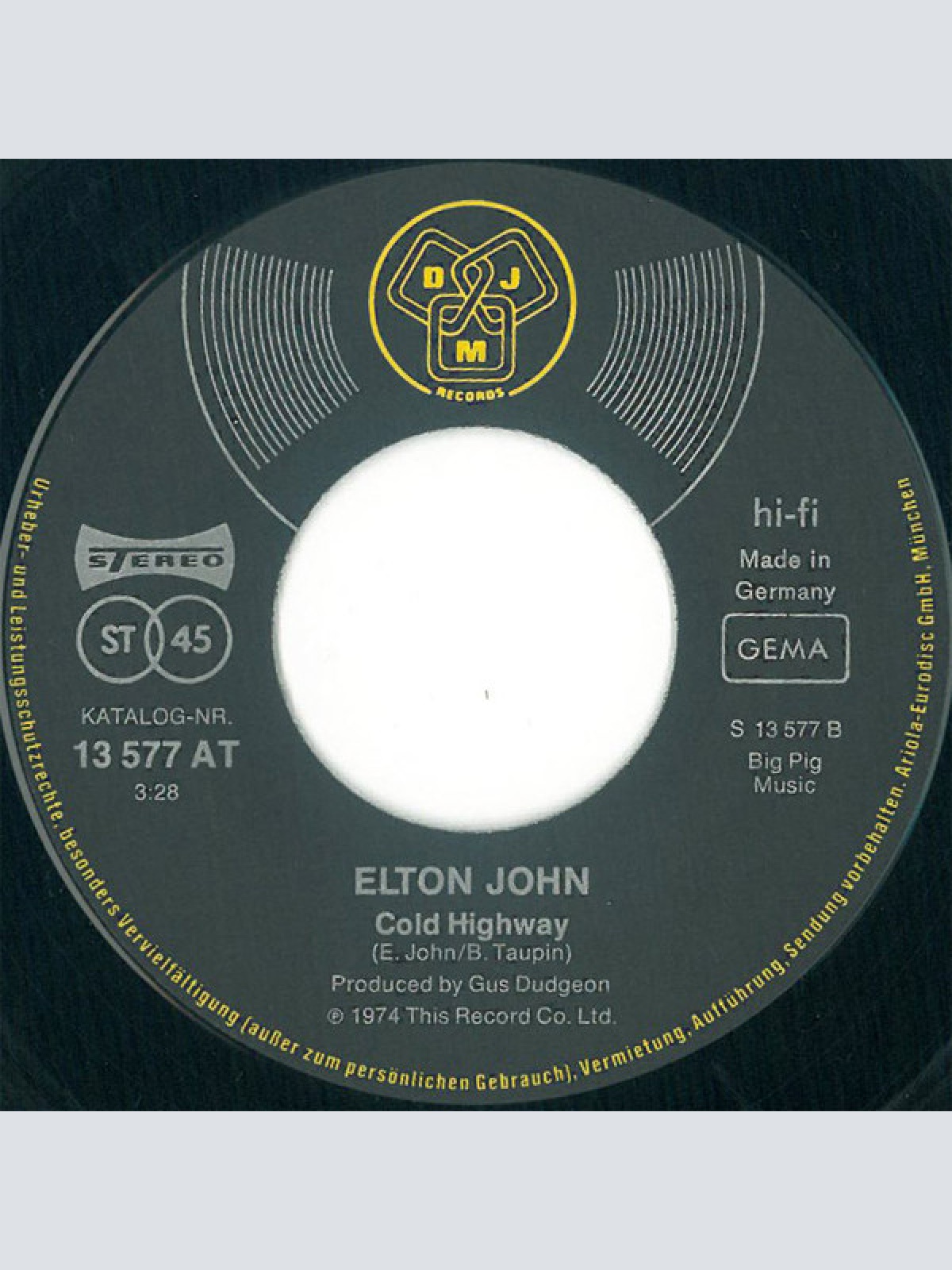 Vinyl / Elton John - The Bitch Is Back