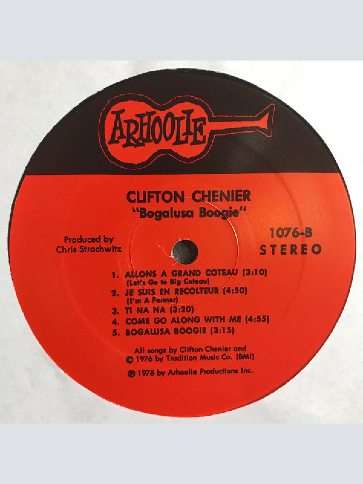 Vinyl / Clifton Chenier - Bogalusa Boogie