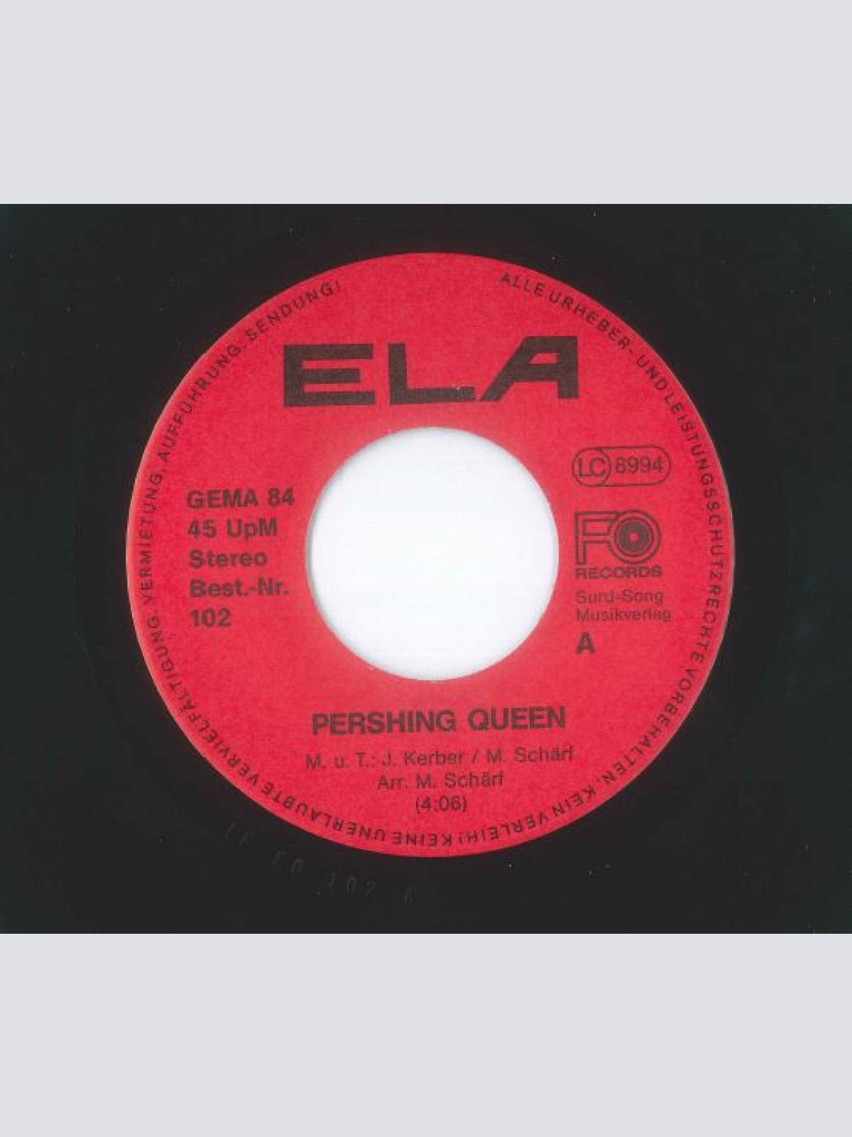 Vinyl / Ela (5) - Pershing Queen