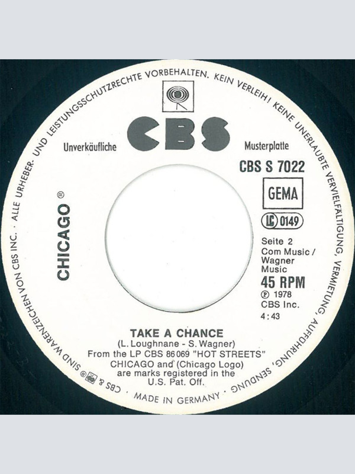 Vinyl / Chicago (2) - Gone Long Gone