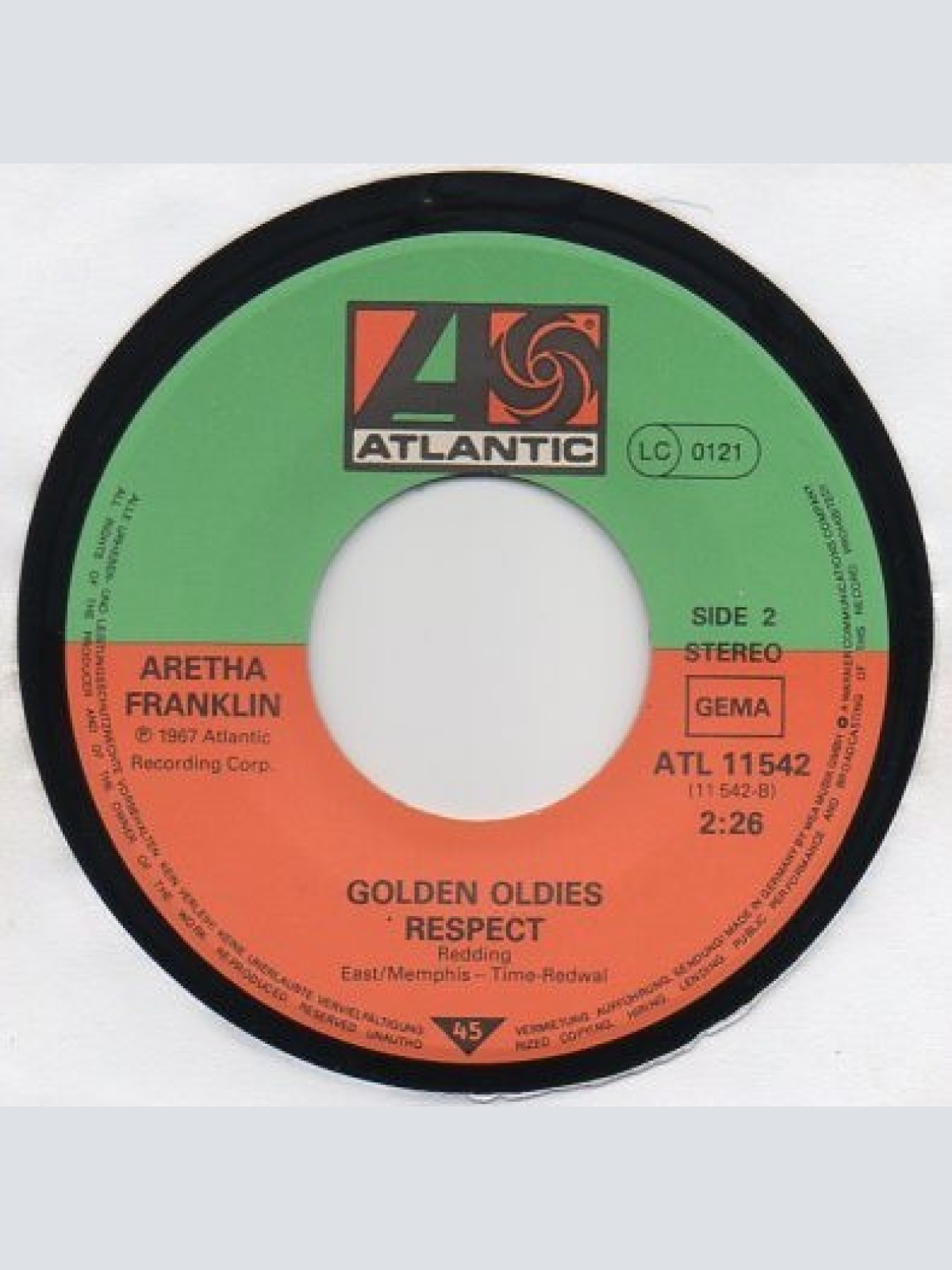 Vinyl / Aretha Franklin - Spanish Harlem / Respect