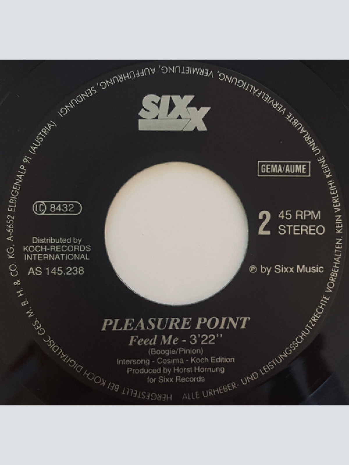 Vinyl / Pleasure Point (2) - Atomic Love / Feed Me