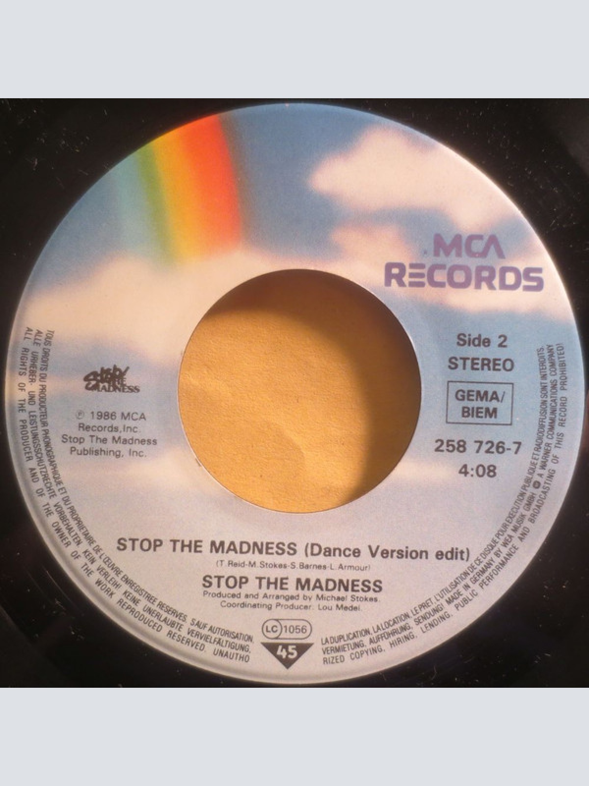 Vinyl / Stop The Madness - Stop The Madness