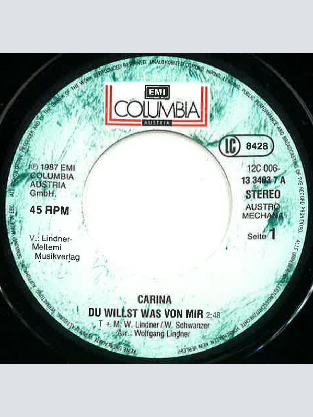 Vinyl / Carina* - Du Willst Was von Mir
