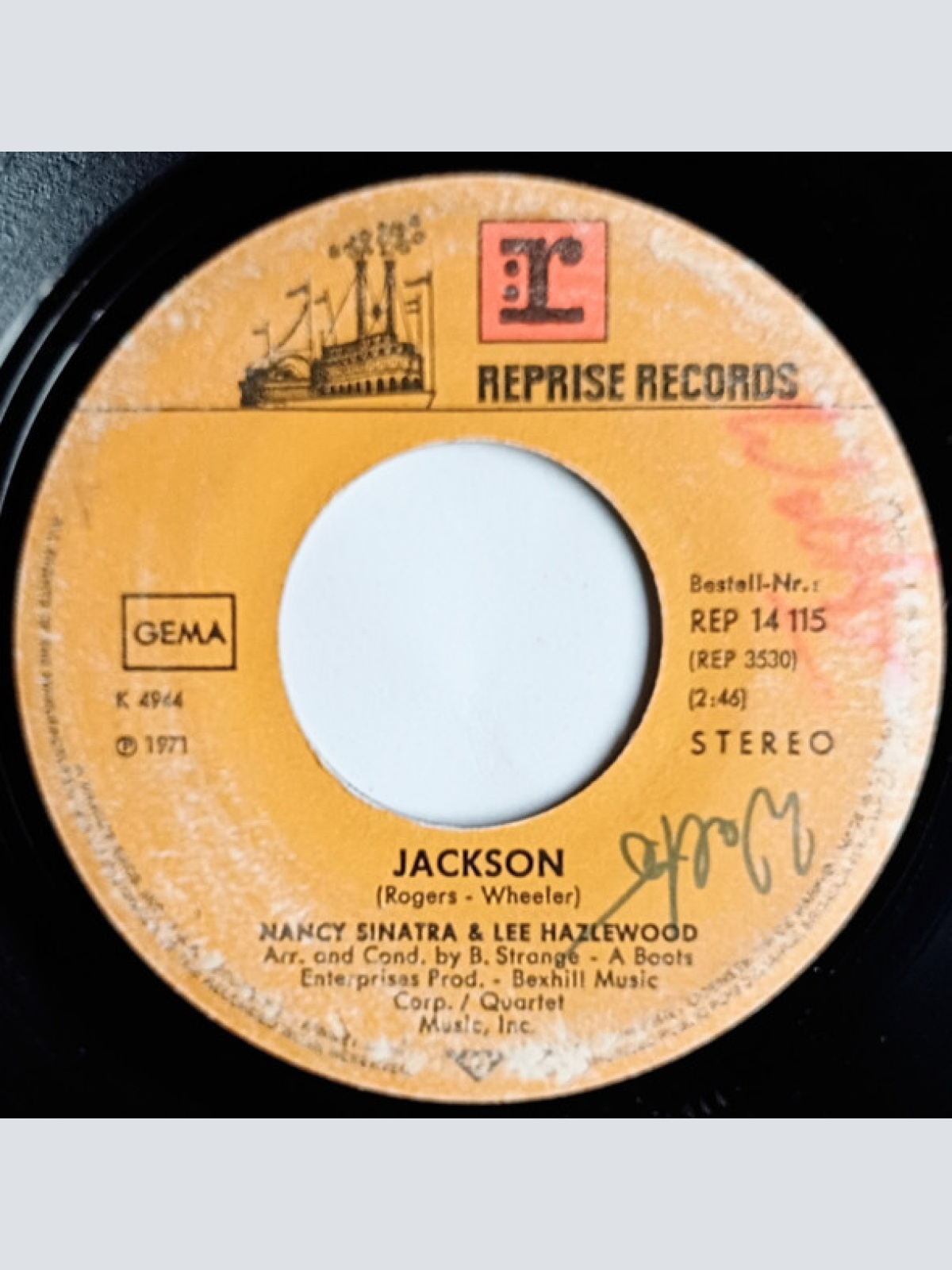 Vinyl / Nancy Sinatra & Lee Hazlewood - Summer Wine / Jackson