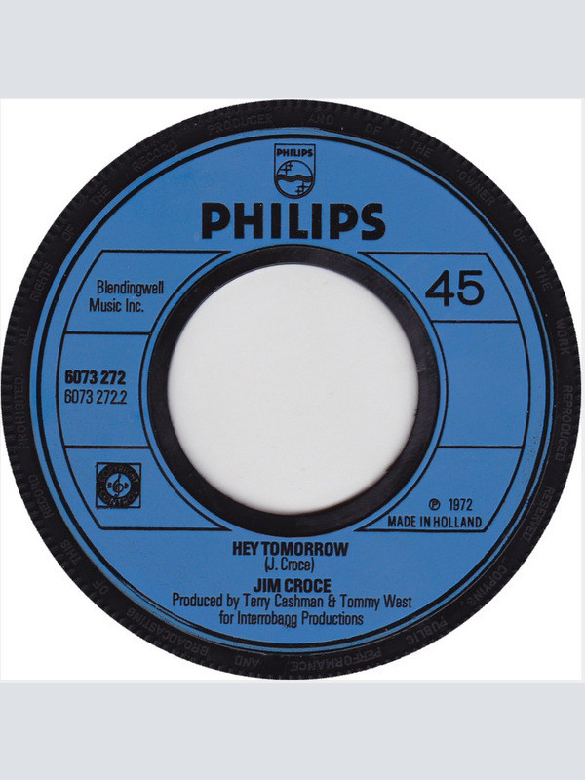 Vinyl / Jim Croce - Time In A Bottle