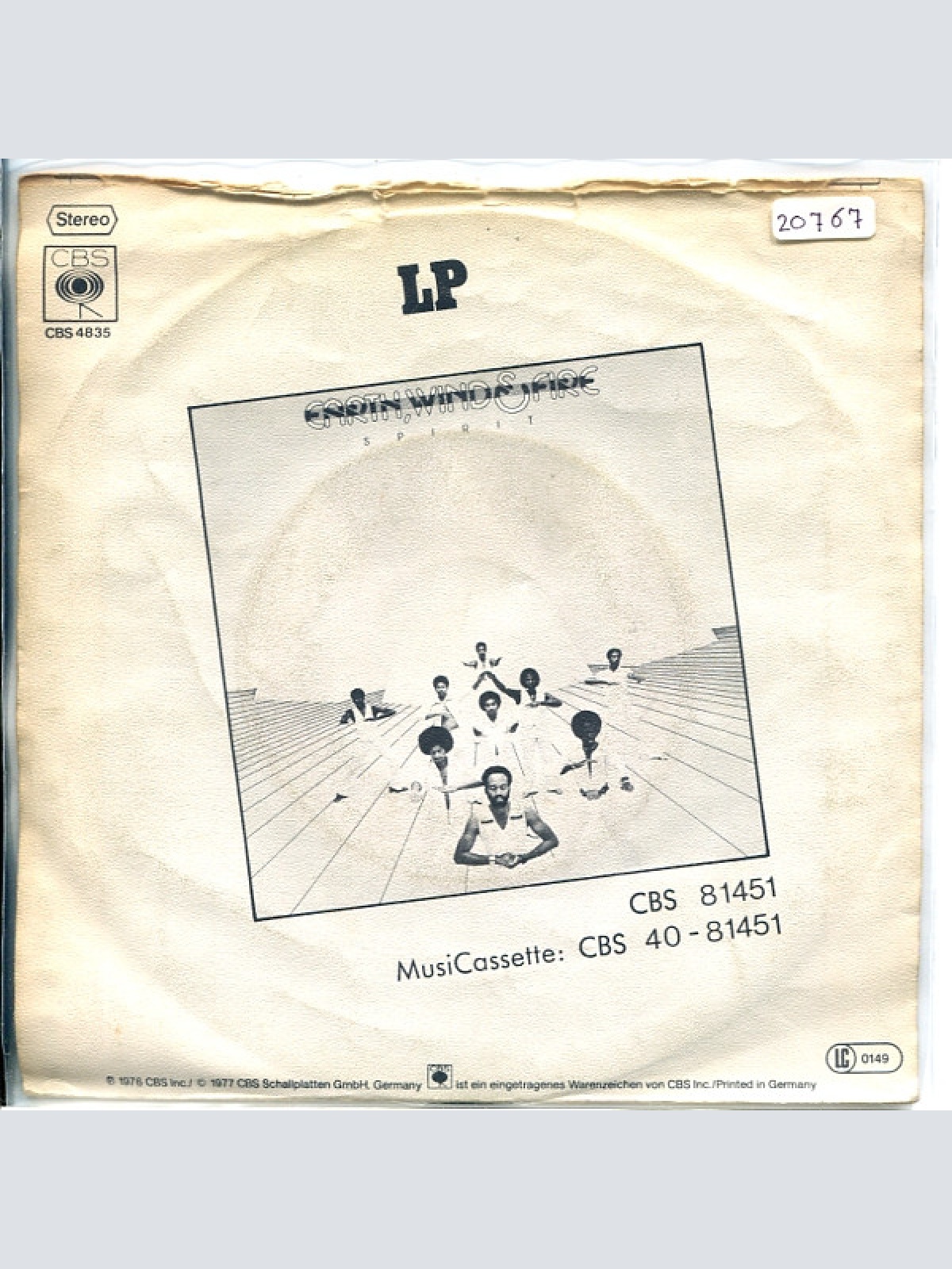 Vinyl / Earth, Wind & Fire - Saturday Nite