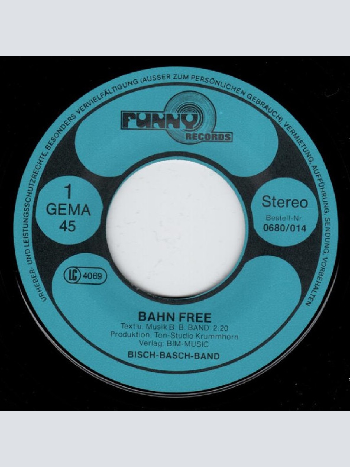 Vinyl / Bisch Basch Band - Die Spülmaschine