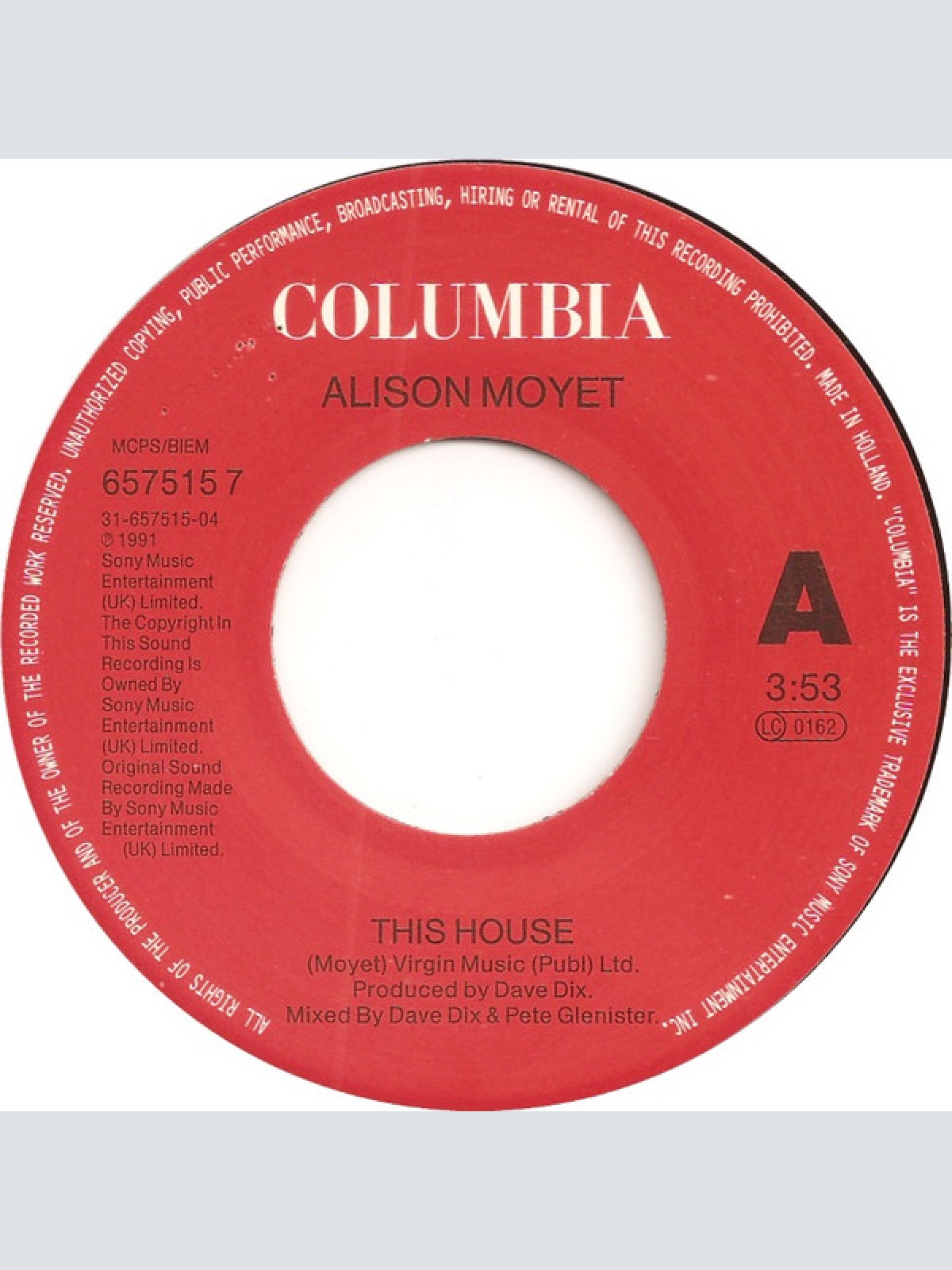 Vinyl / Alison Moyet - This House