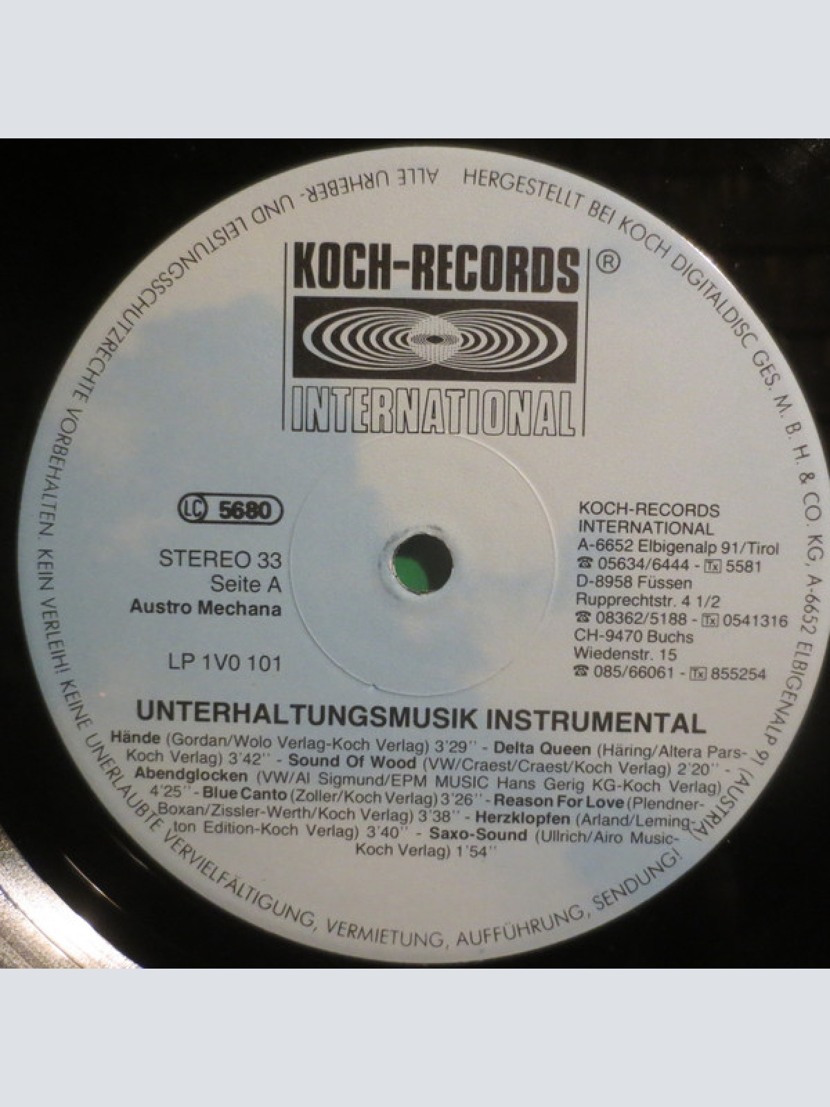 Vinyl / Various - Unterhaltungsmusik Instrumental