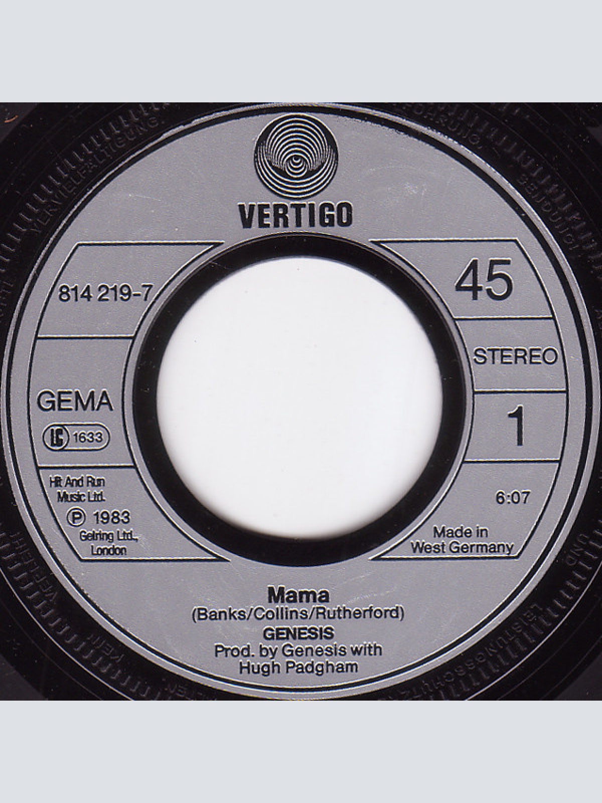 Vinyl / Genesis - Mama