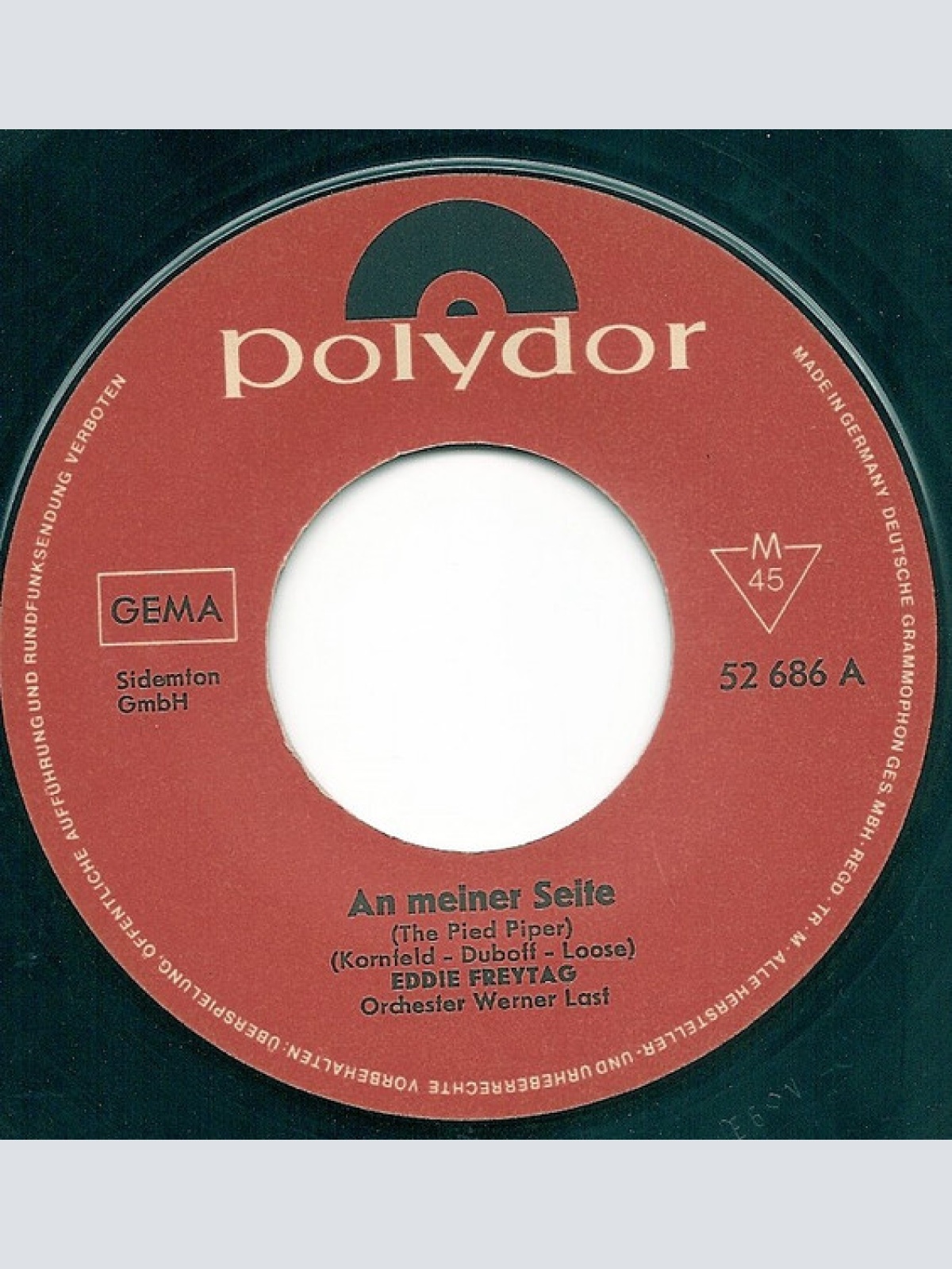 Vinyl / Eddie Freytag - An meiner Seite