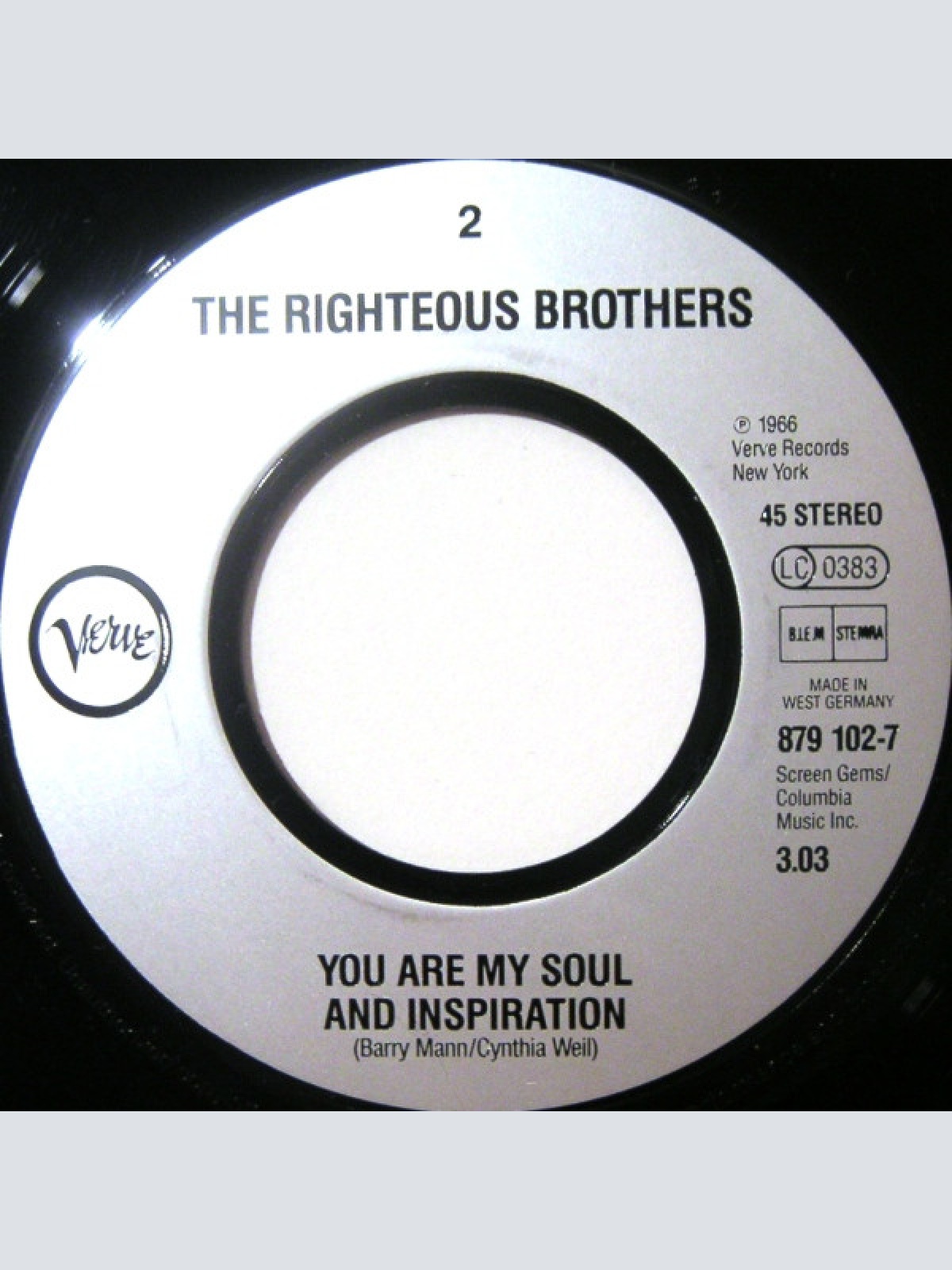 Vinyl / The Righteous Brothers - Unchained Melody