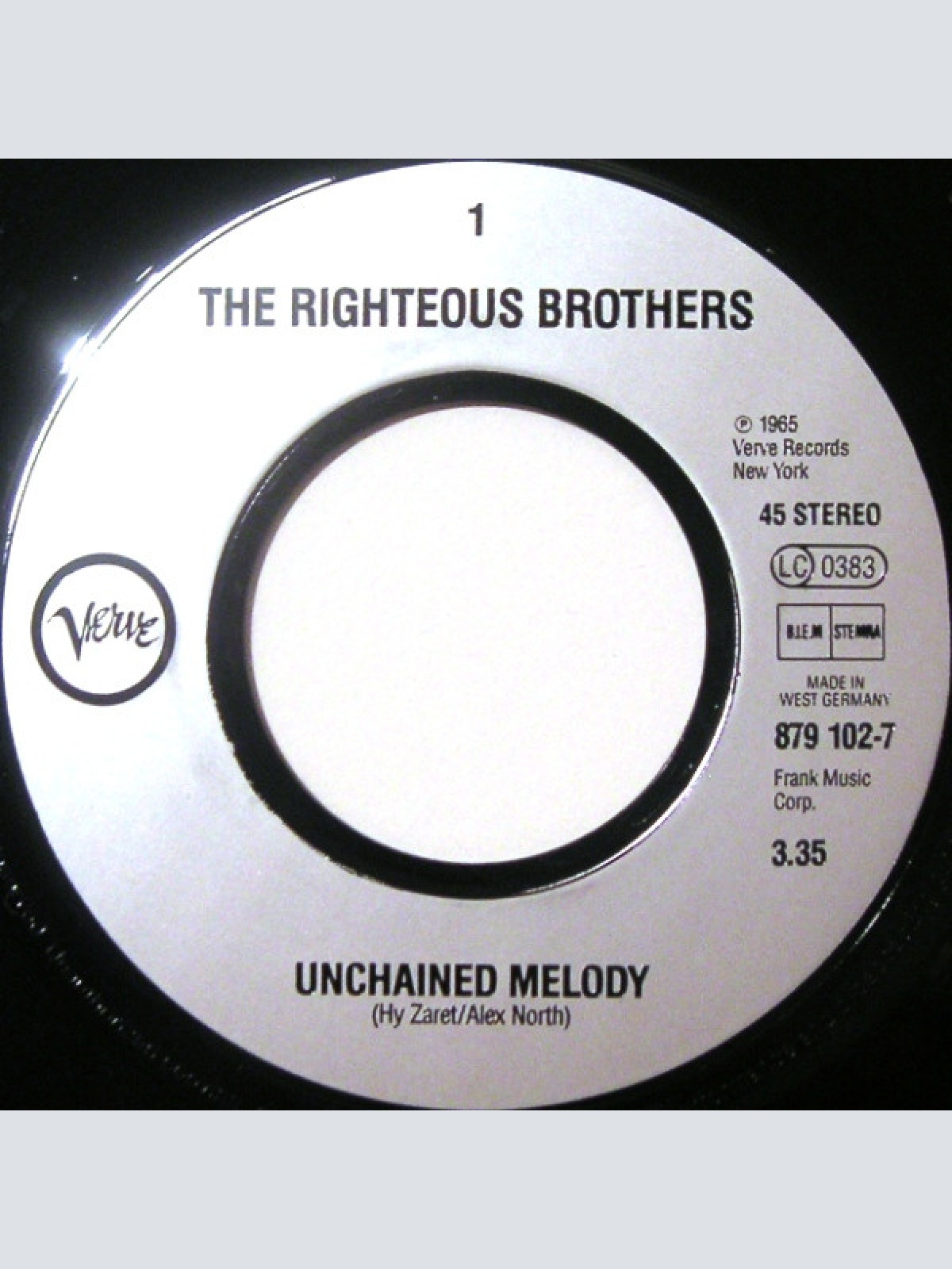Vinyl / The Righteous Brothers - Unchained Melody