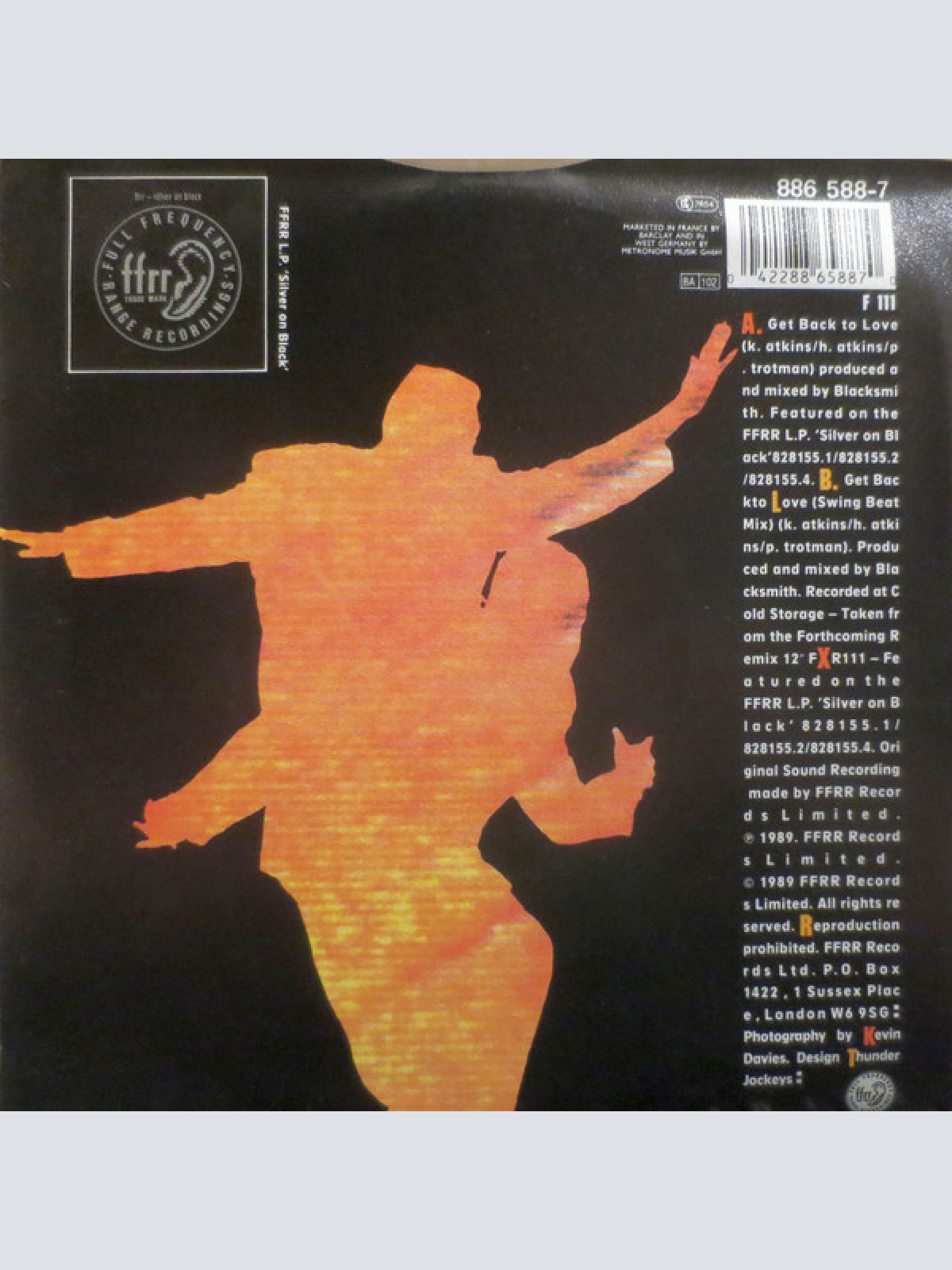 Vinyl / Blacksmith - Get Back To Love