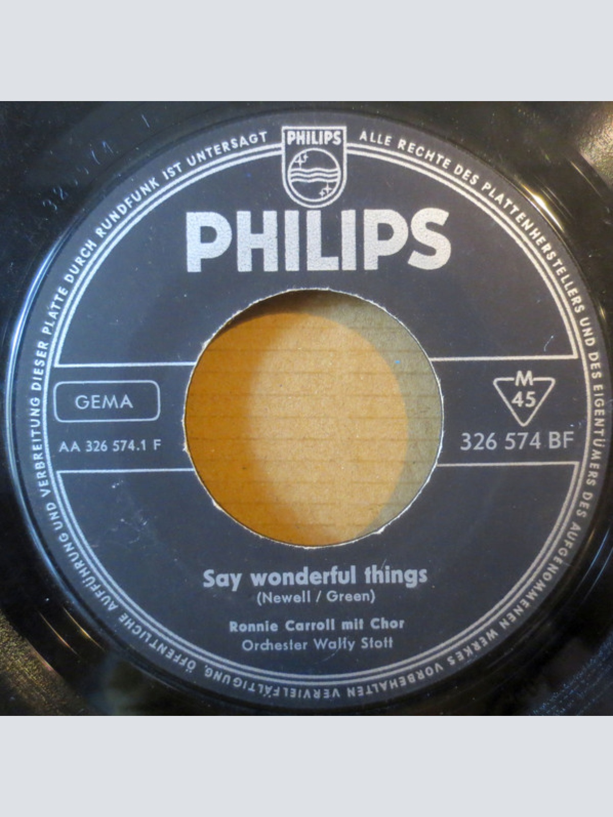 Vinyl / Ronnie Carroll - Say Wonderful Things