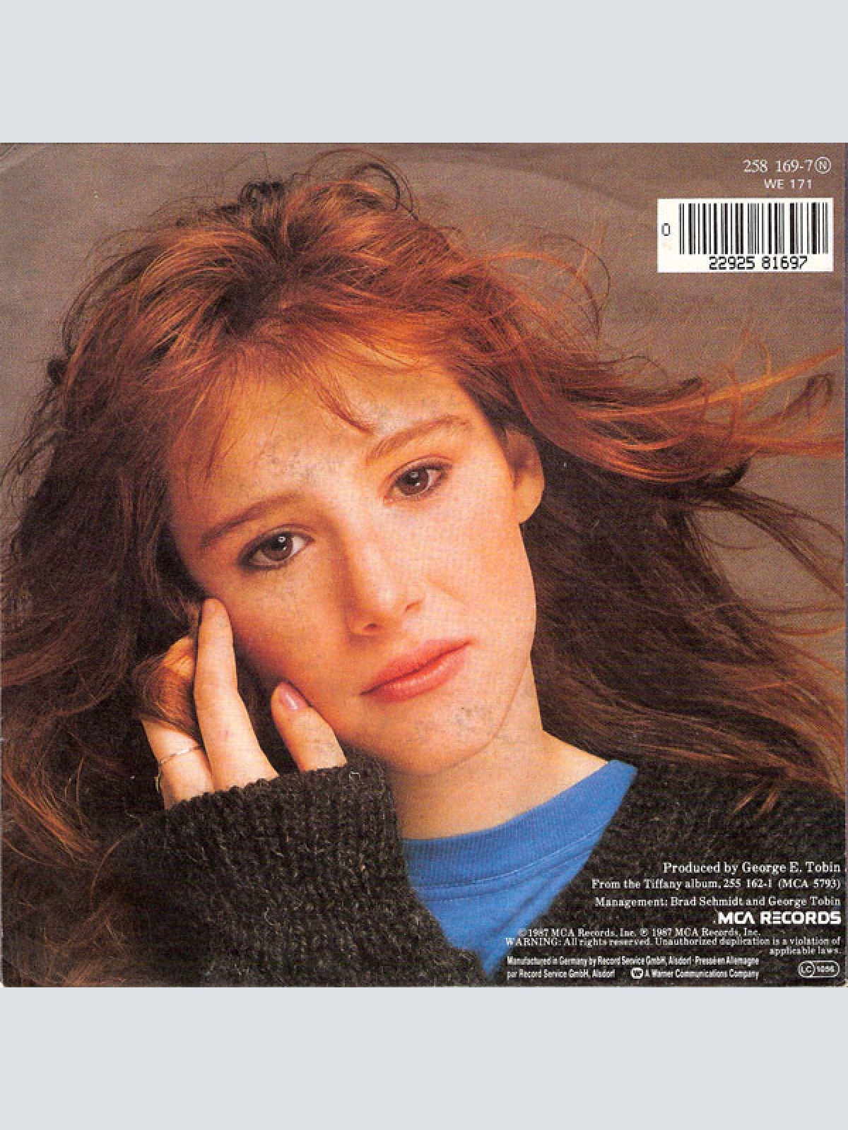 Vinyl / Tiffany - I Think We're Alone Now