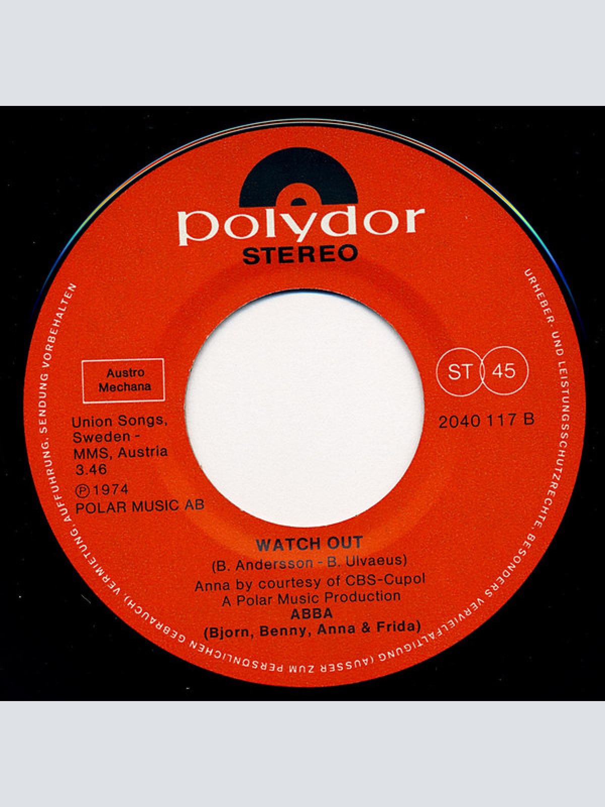 Vinyl / ABBA - Waterloo (Swedish Version)