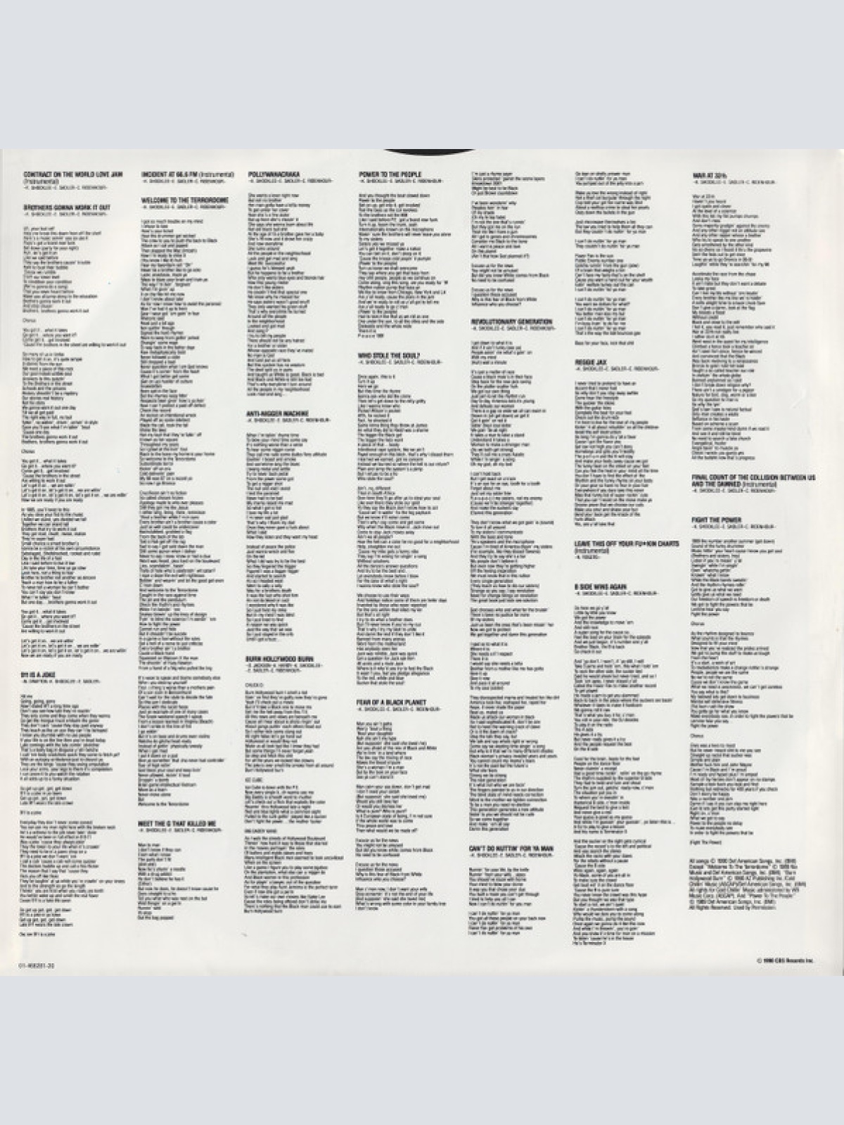 Vinyl / Public Enemy - Fear Of A Black Planet