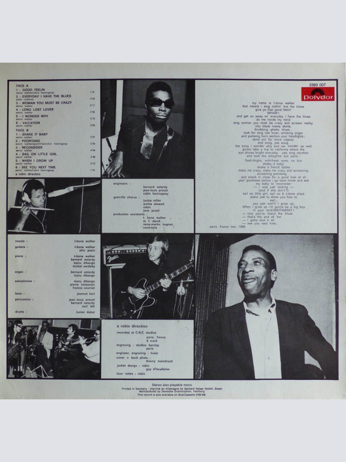 Vinyl / T-Bone Walker -  ... Good Feelin' ...