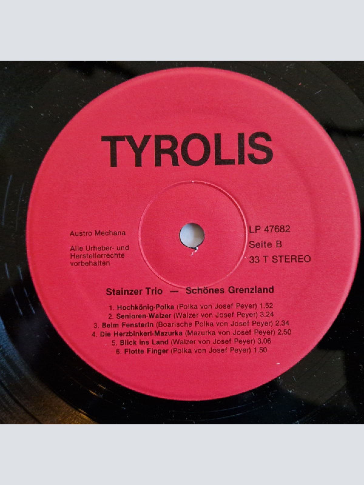 Vinyl / Stainzer Trio - Schönes Grenzland