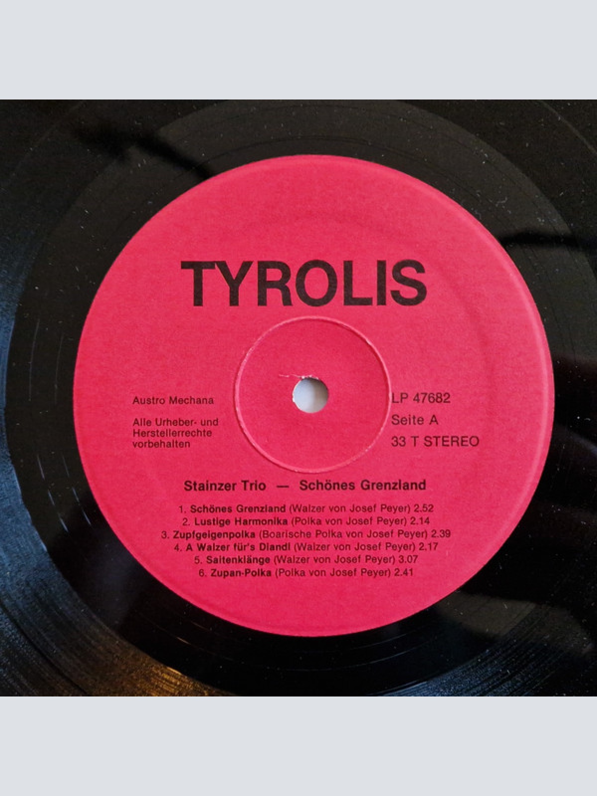 Vinyl / Stainzer Trio - Schönes Grenzland