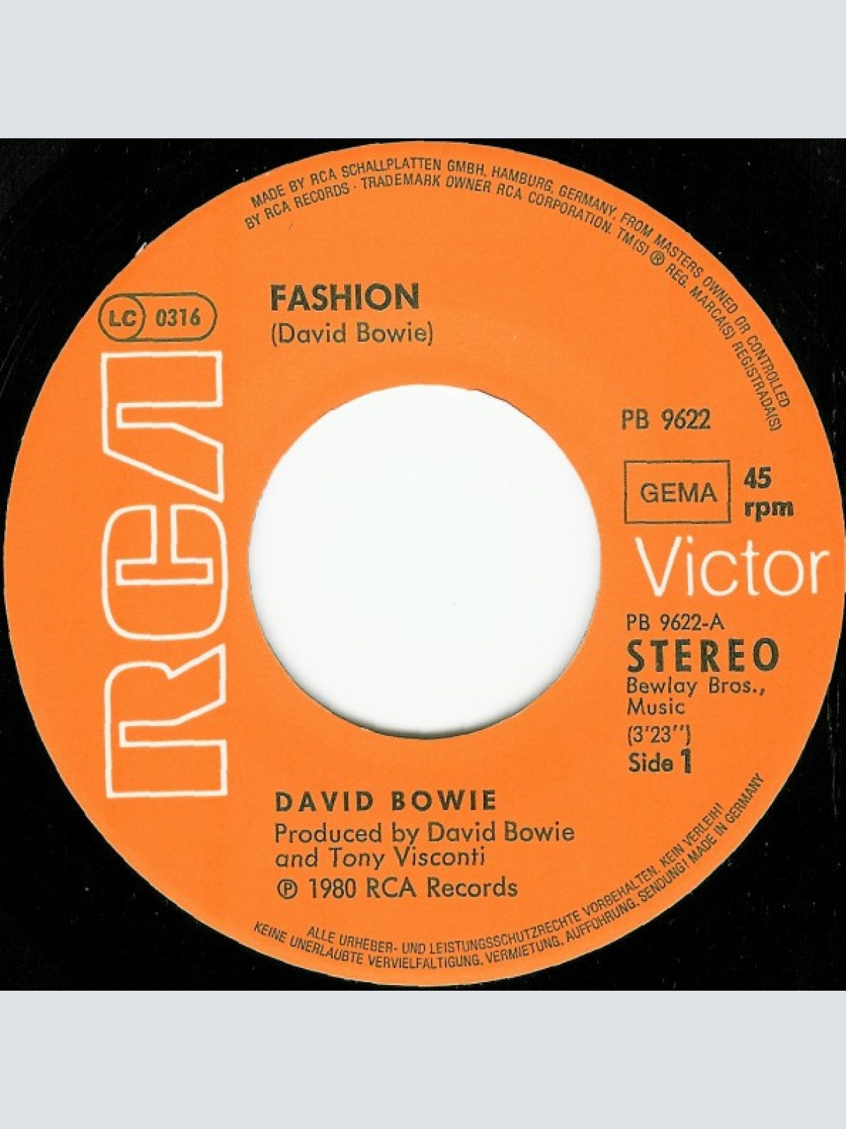 Vinyl / David Bowie - Fashion