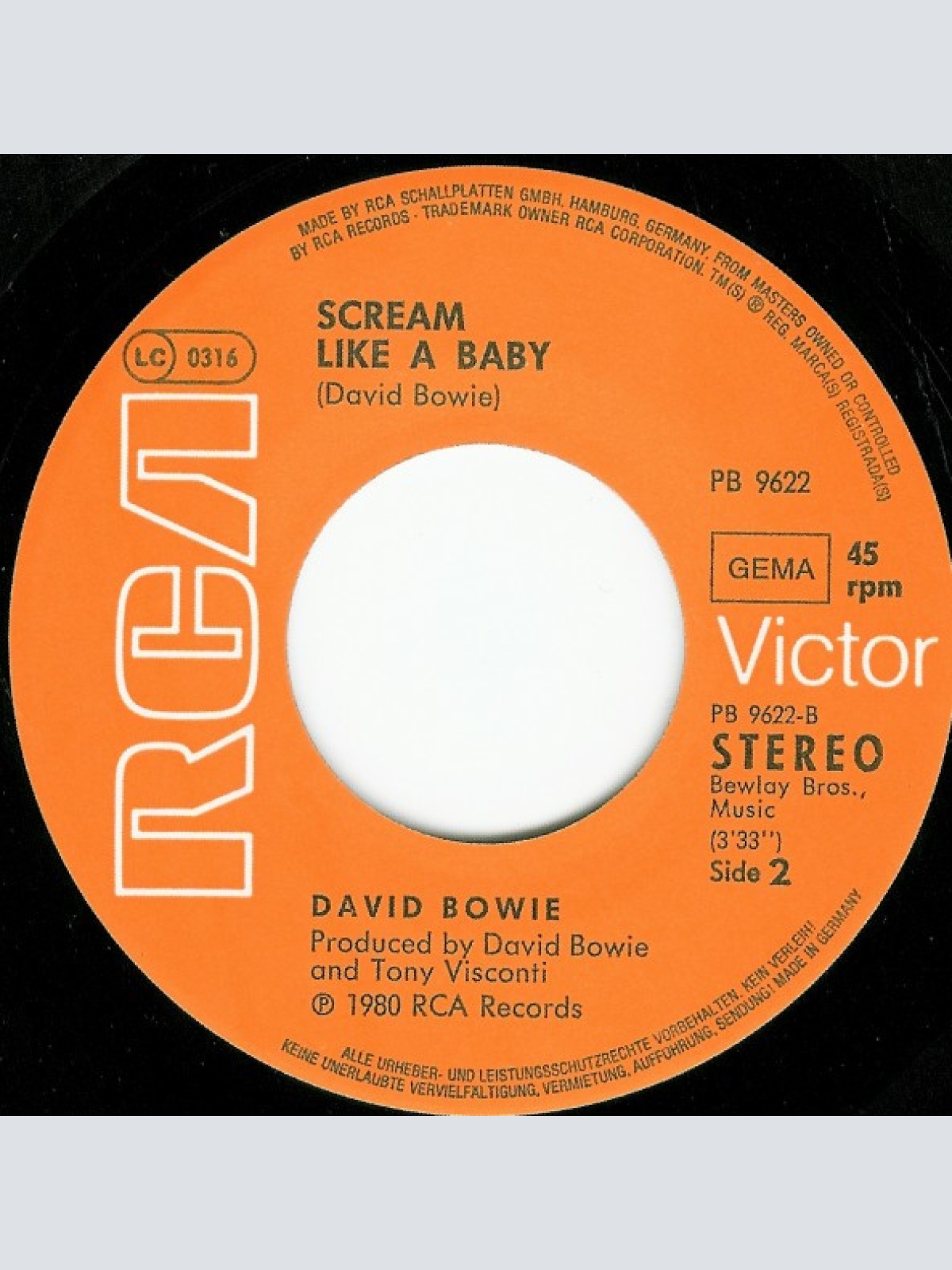 Vinyl / David Bowie - Fashion