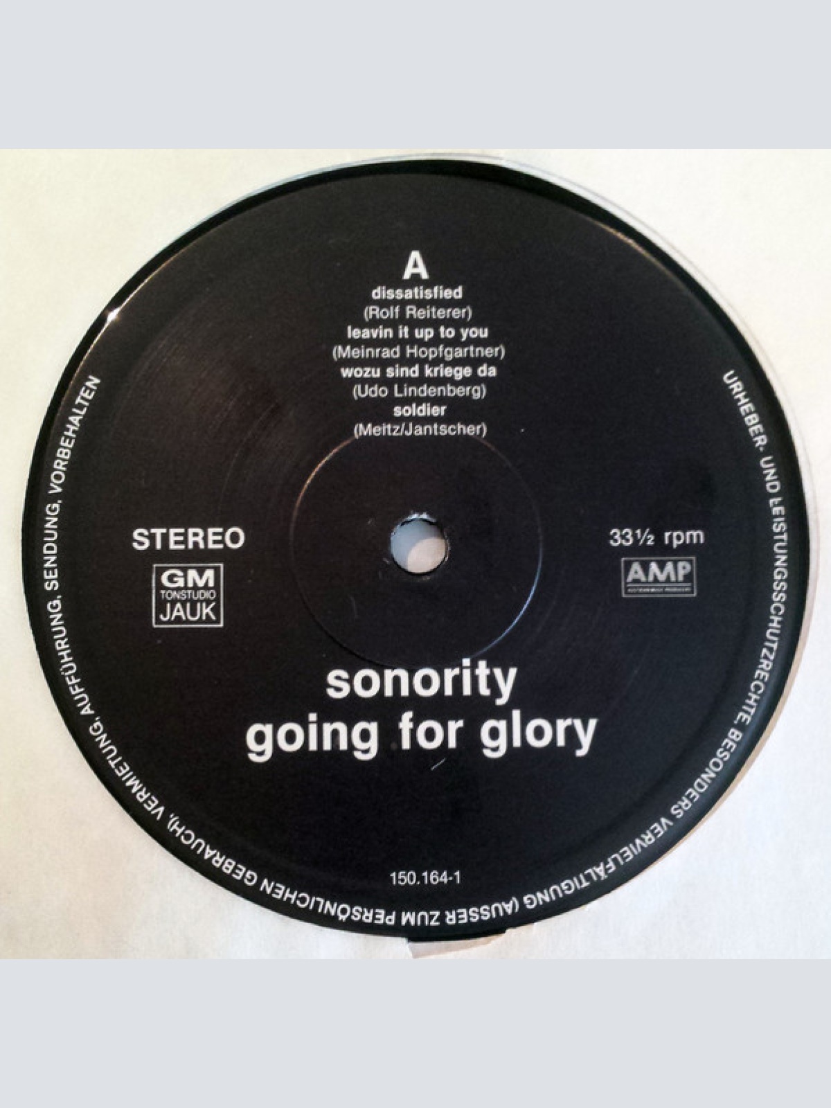 Vinyl / Sonority (3) - Going For Glory