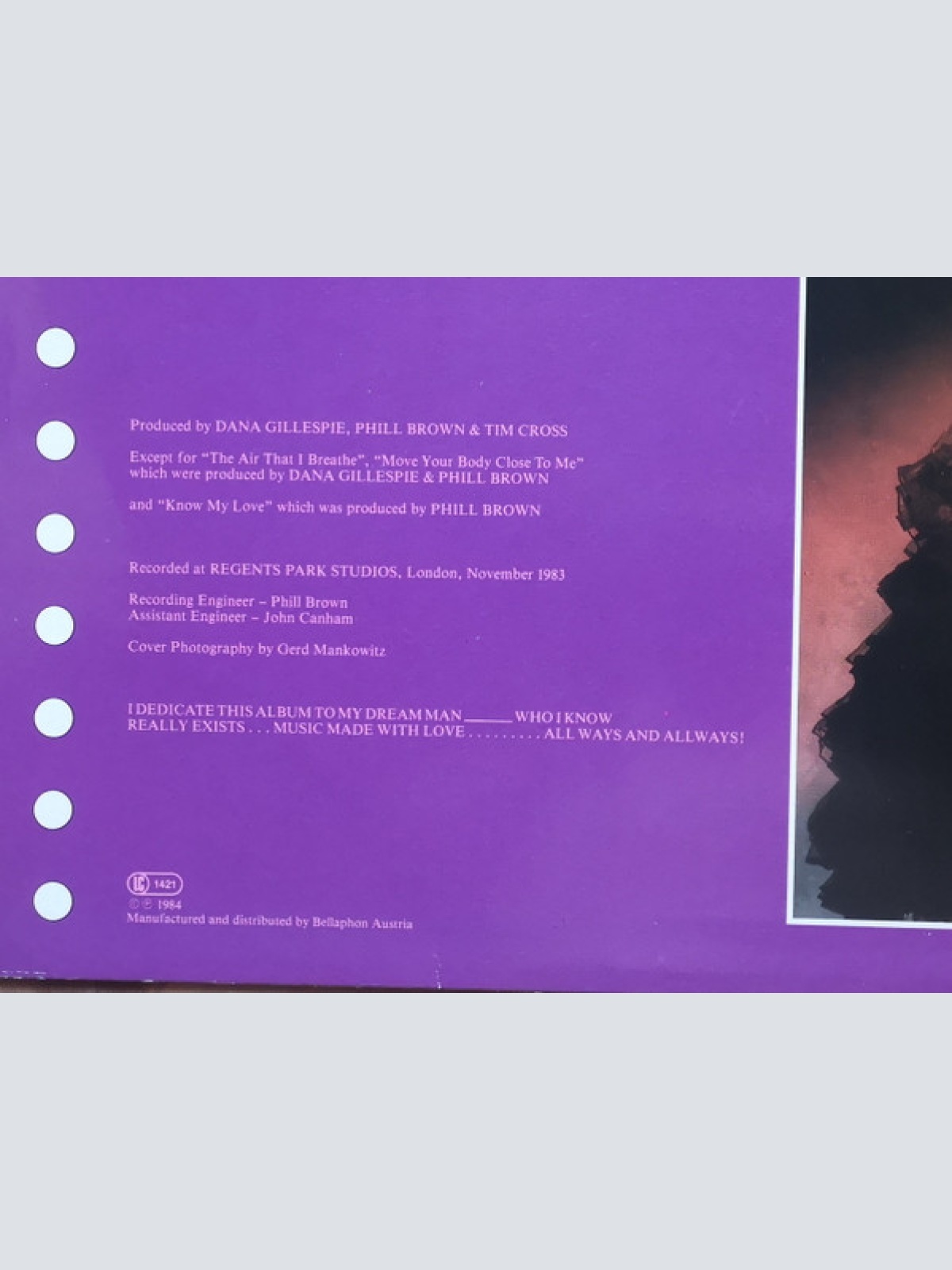 Vinyl / Dana Gillespie -  Solid Romance