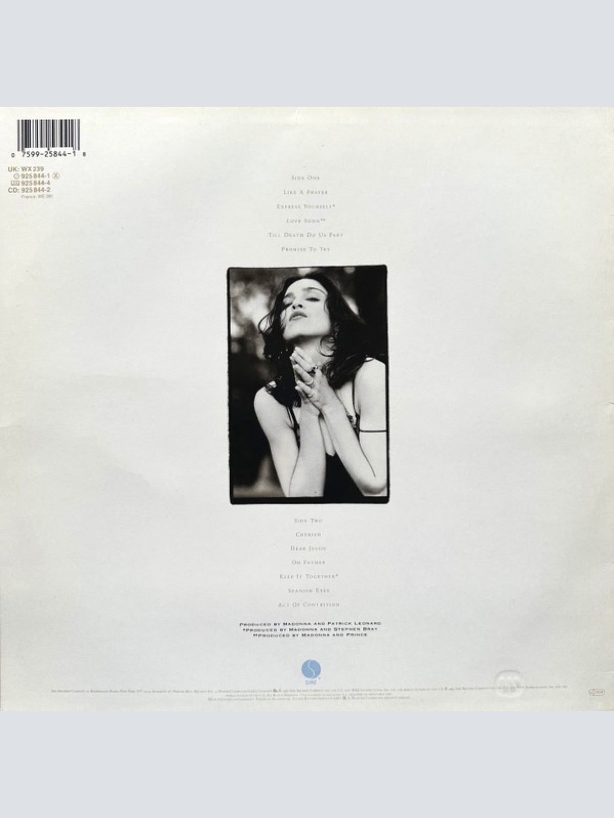 Vinyl / Madonna - Like A Prayer