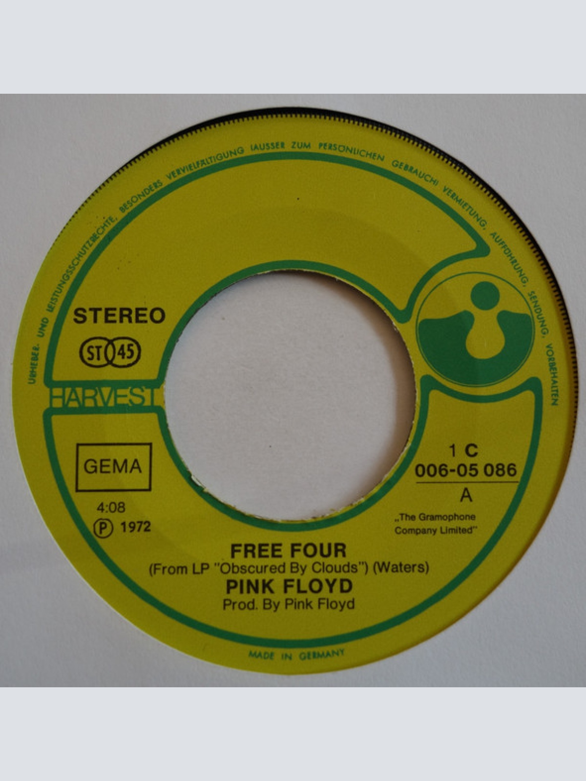 Vinyl / Pink Floyd - Free Four