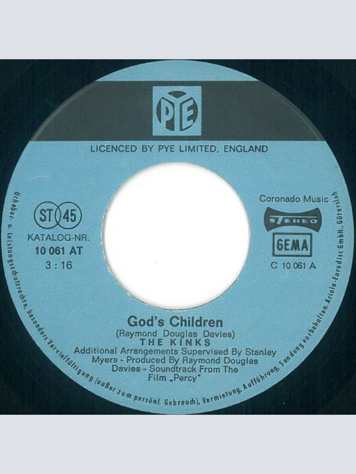 Vinyl / The Kinks - God's Children