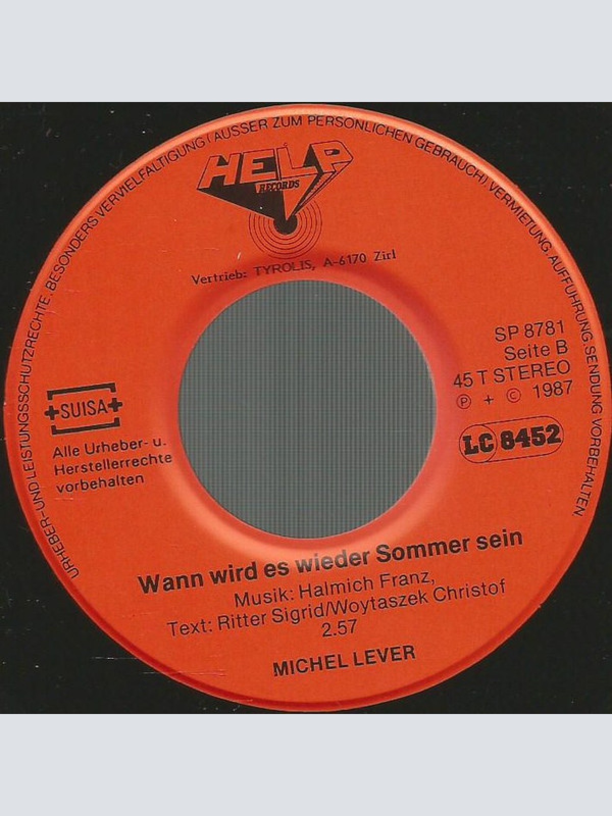 Vinyl / Michel Lever - Der Wind Von Mallorca