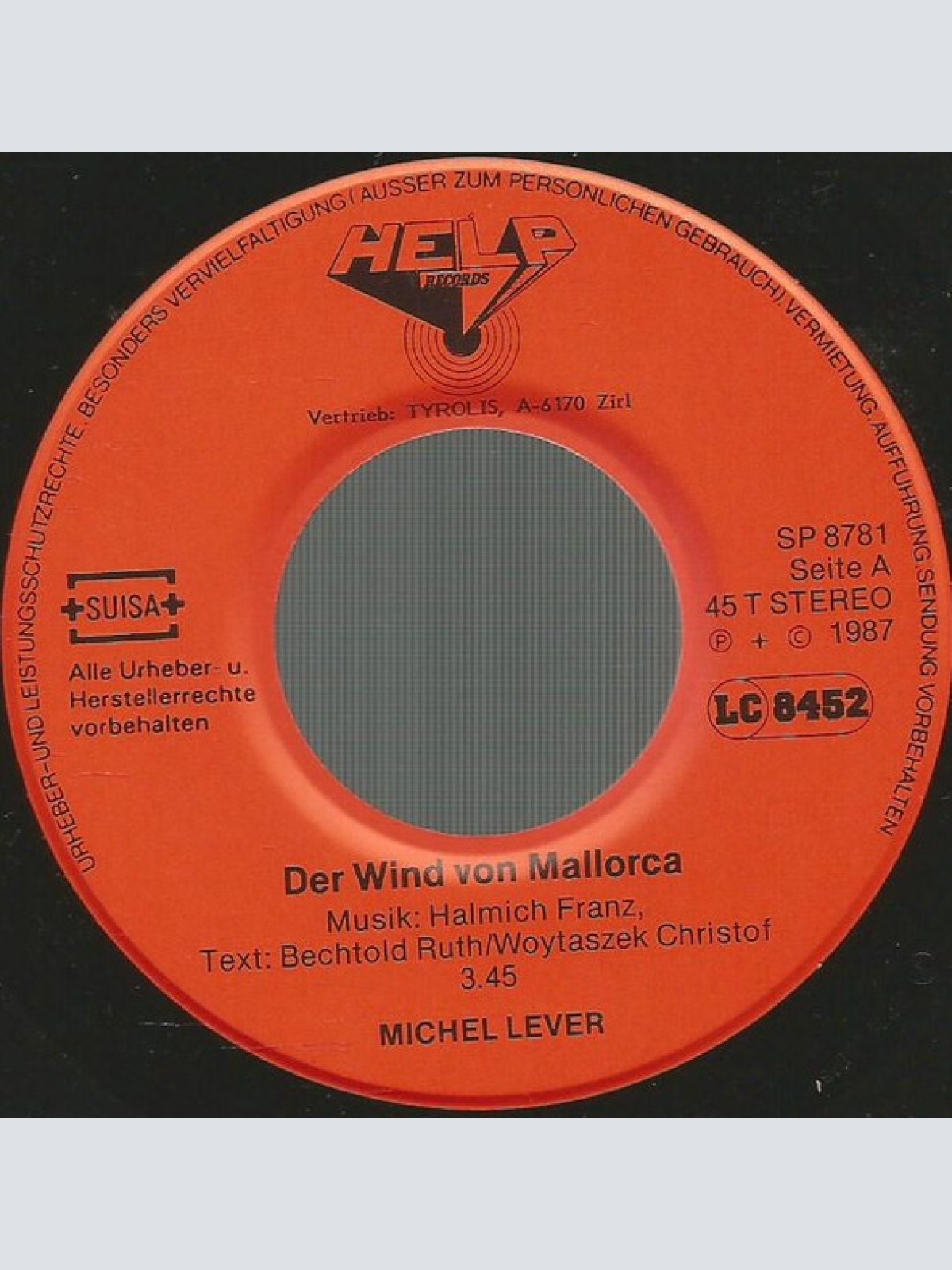 Vinyl / Michel Lever - Der Wind Von Mallorca