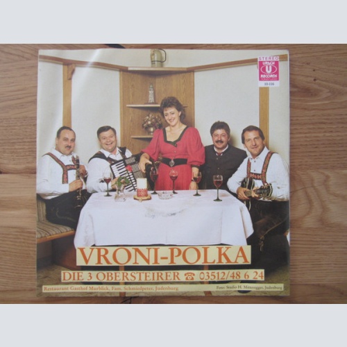 Vinyl / Die 3 Obersteirer - Vroni-Polka