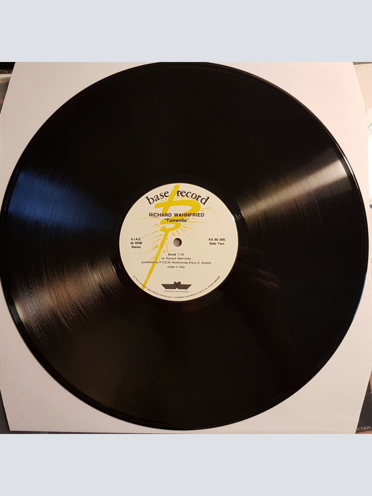 Vinyl / Richard Wahnfried - Tonwelle