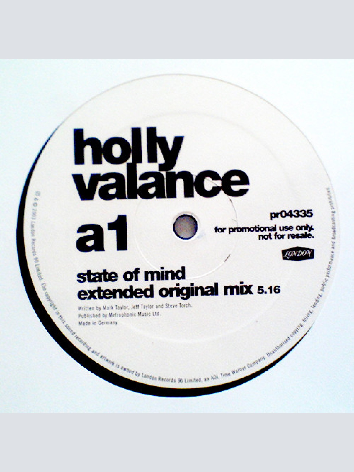 Vinyl / Holly Valance - State Of Mind
