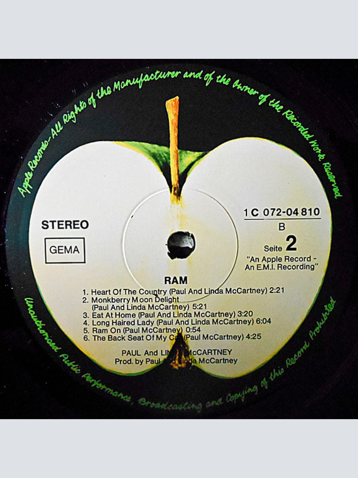 Vinyl / Paul & Linda McCartney - Ram