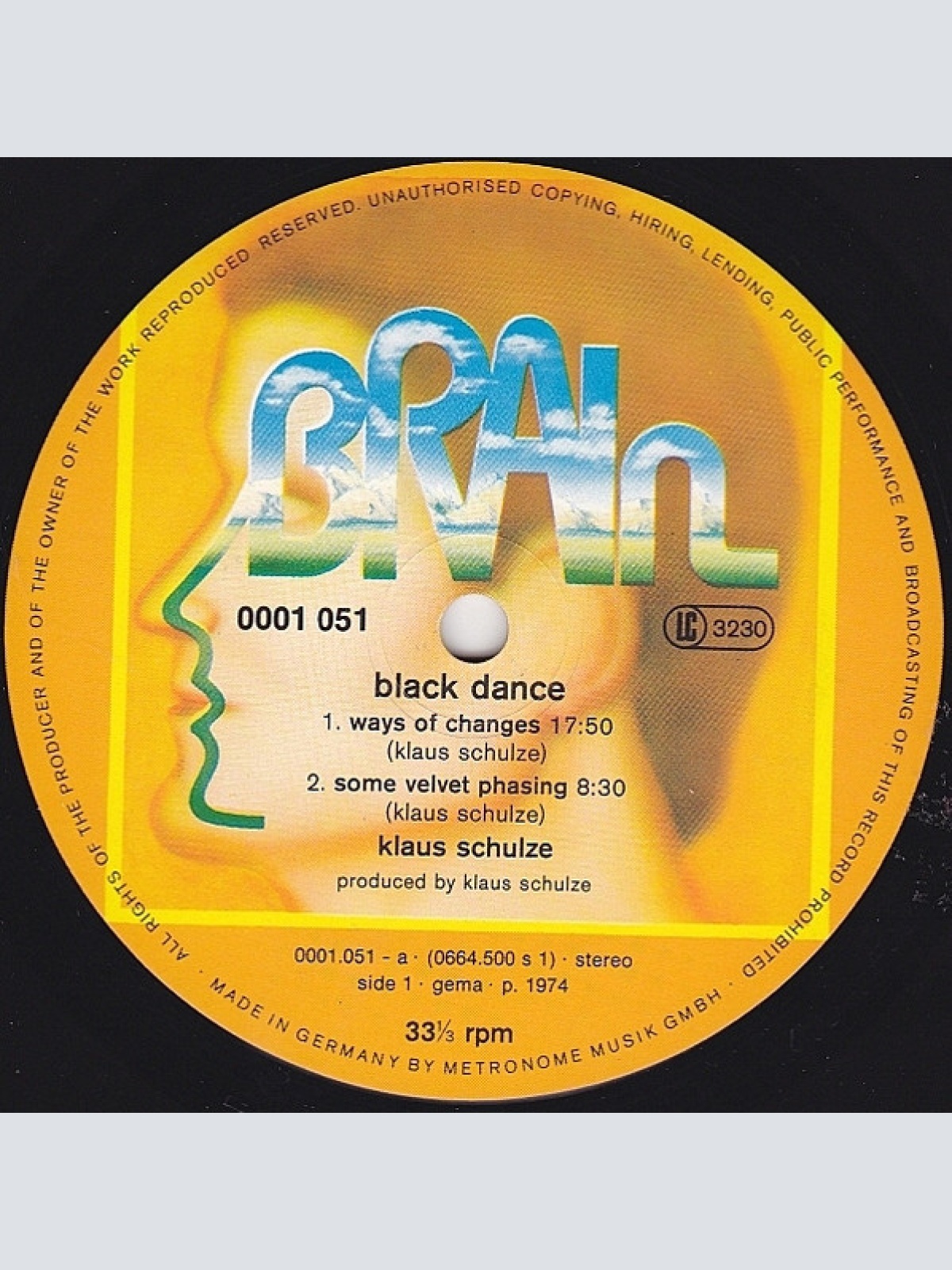 Vinyl / Klaus Schulze - Blackdance