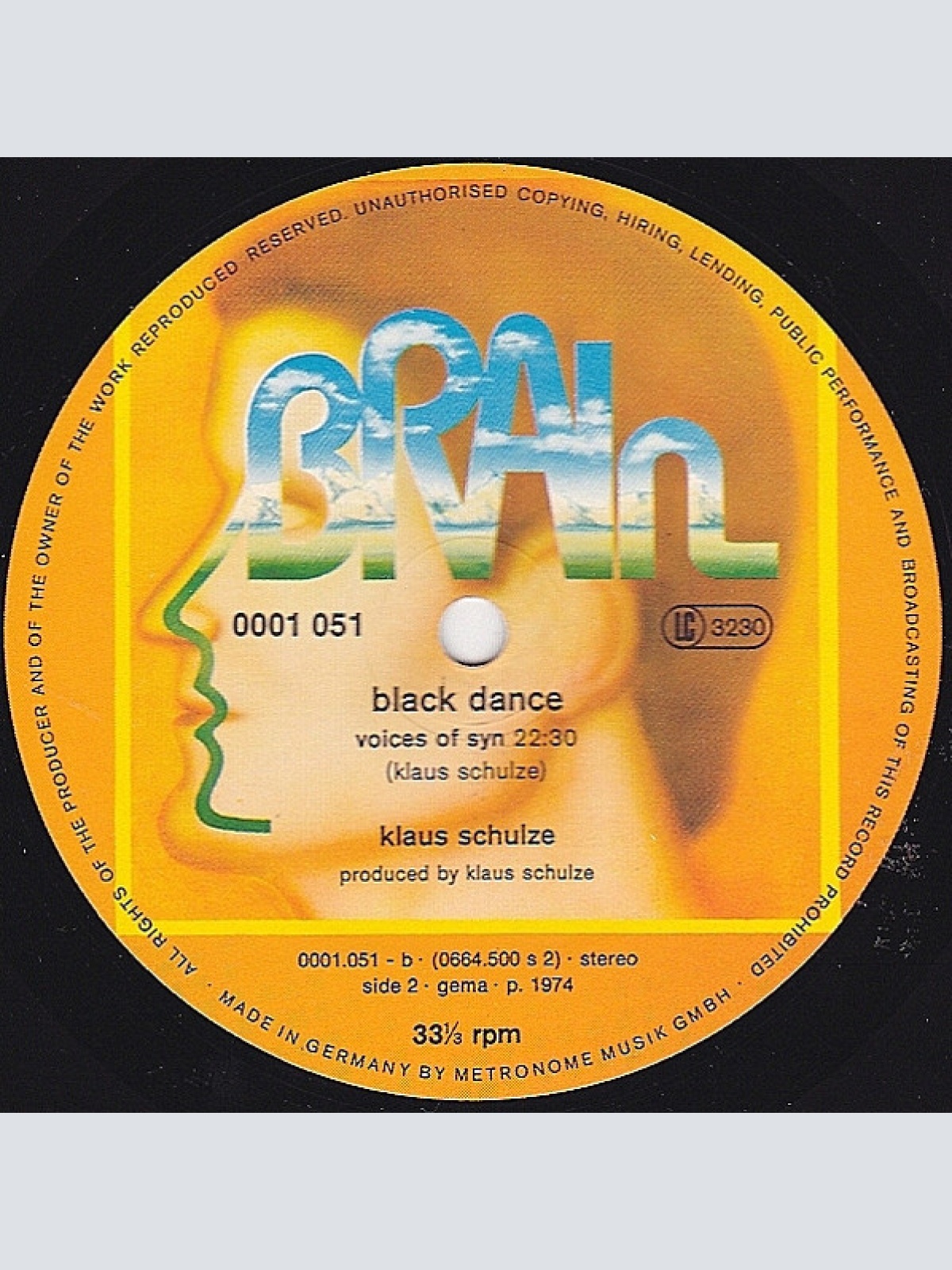 Vinyl / Klaus Schulze - Blackdance