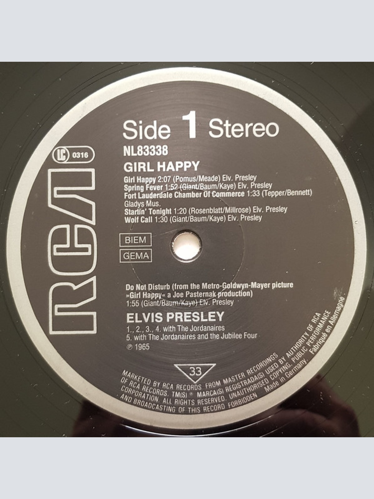 Vinyl / Elvis Presley - Girl Happy