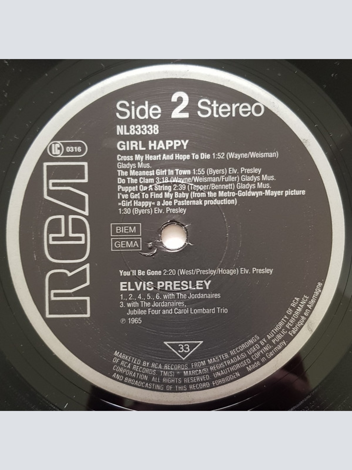 Vinyl / Elvis Presley - Girl Happy