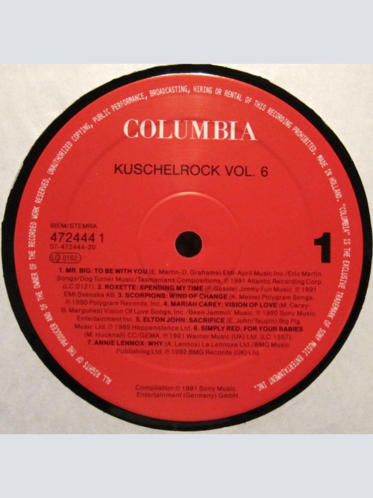 Vinyl / Various - Kuschelrock 6