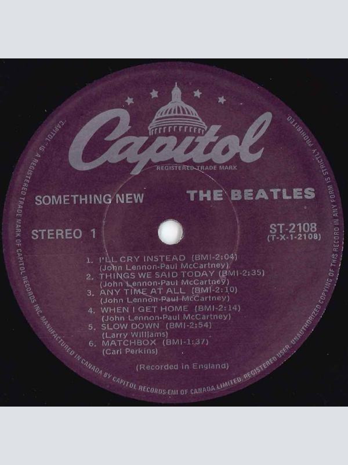 Vinyl / The Beatles - Something New