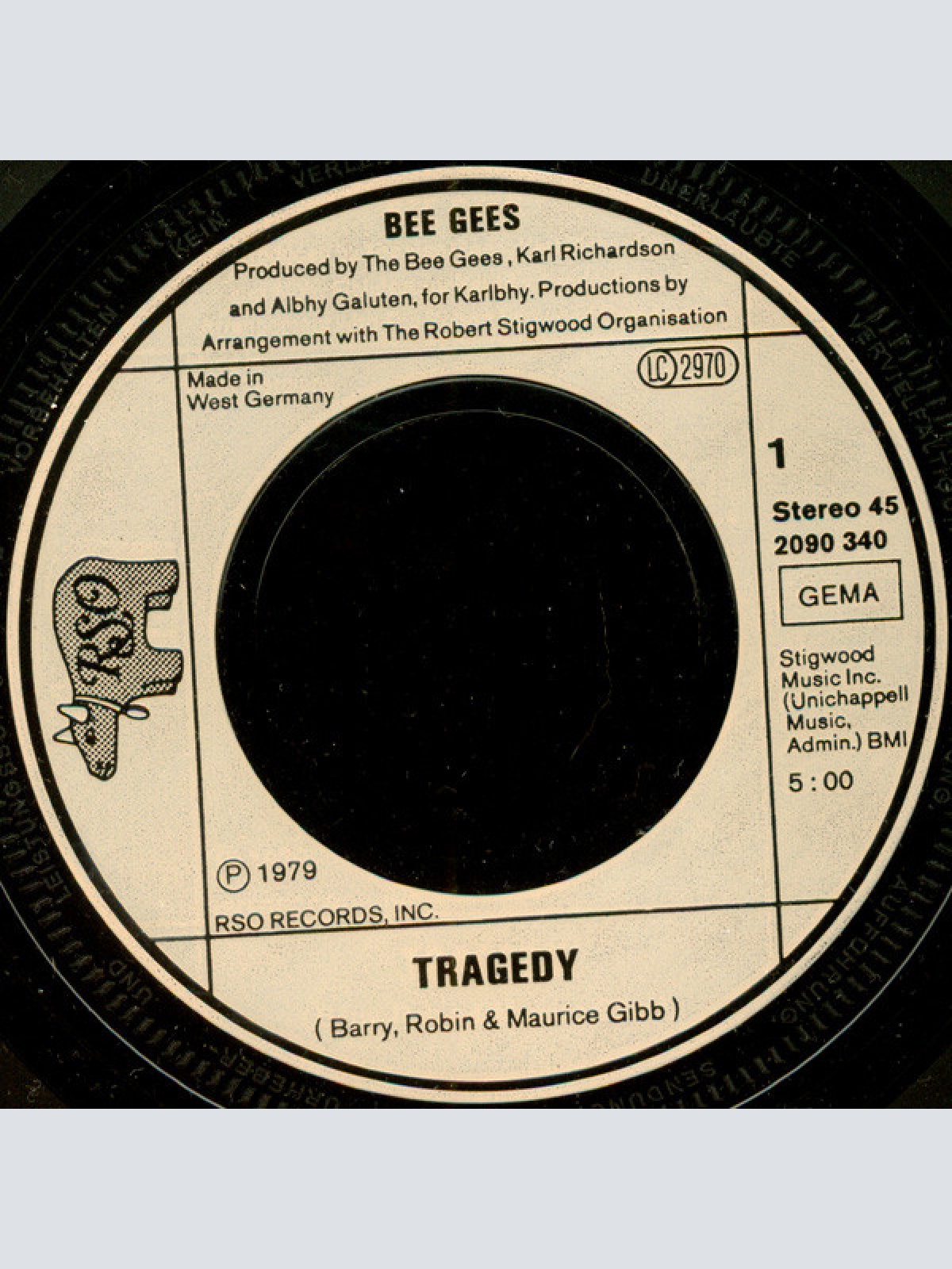 Vinyl / Bee Gees - Tragedy