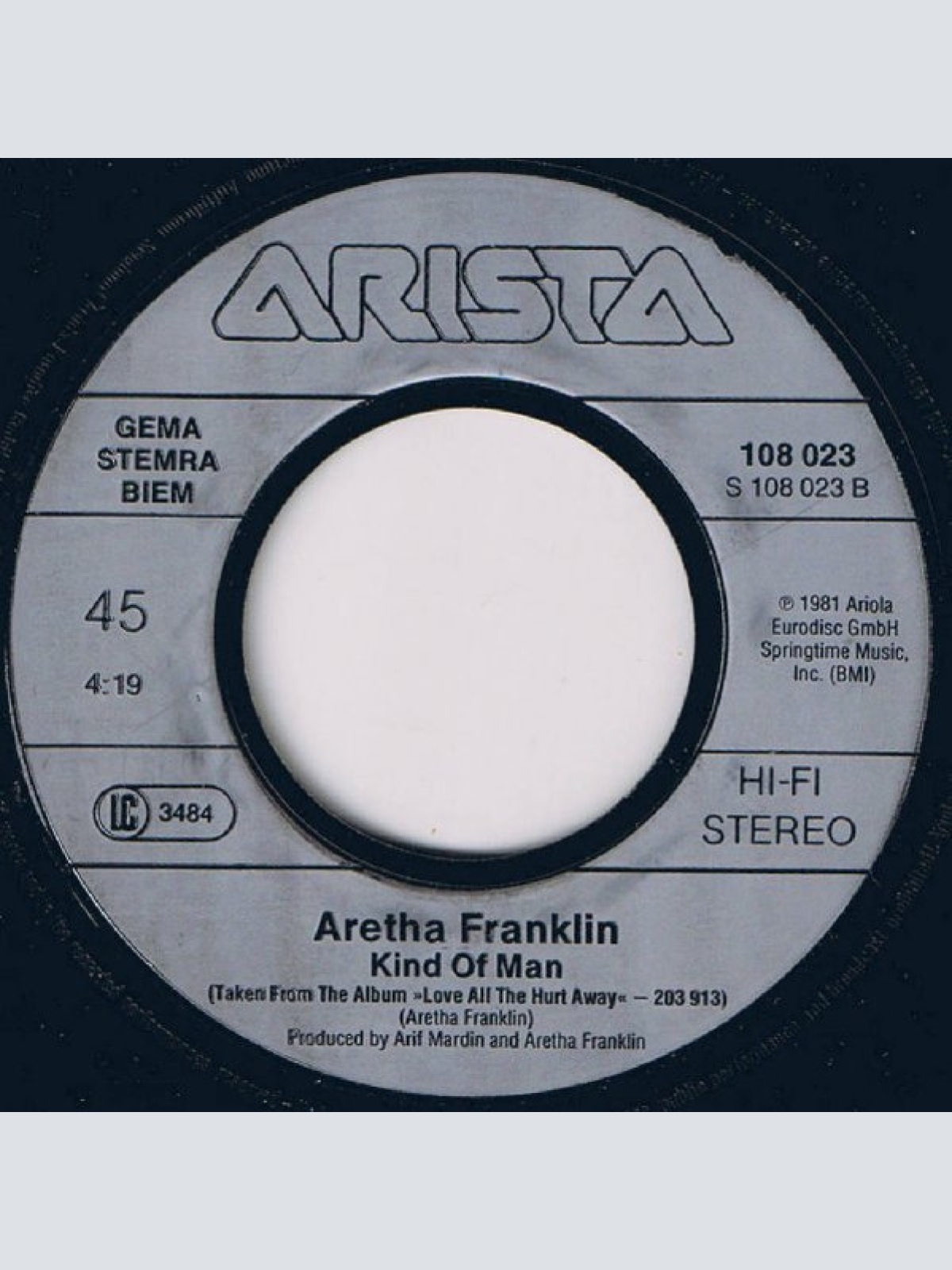 Vinyl / Aretha Franklin - Another Night