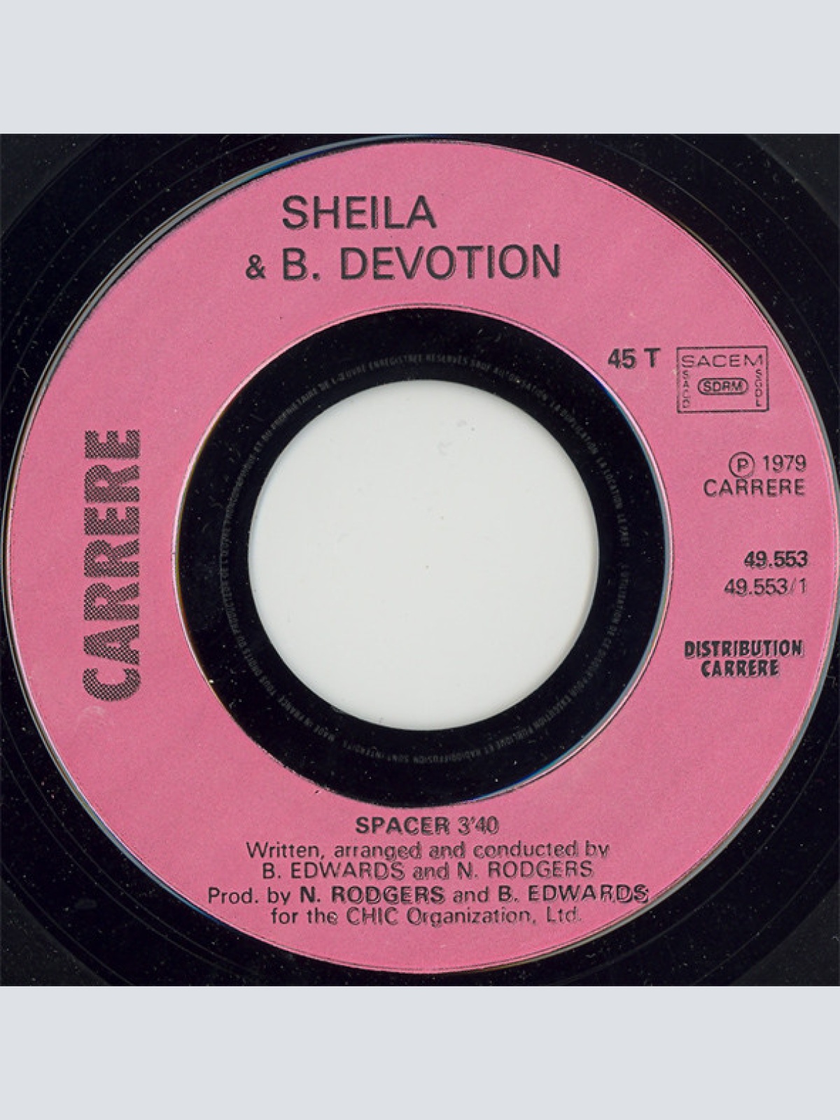 Vinyl / Sheila & B. Devotion - Spacer