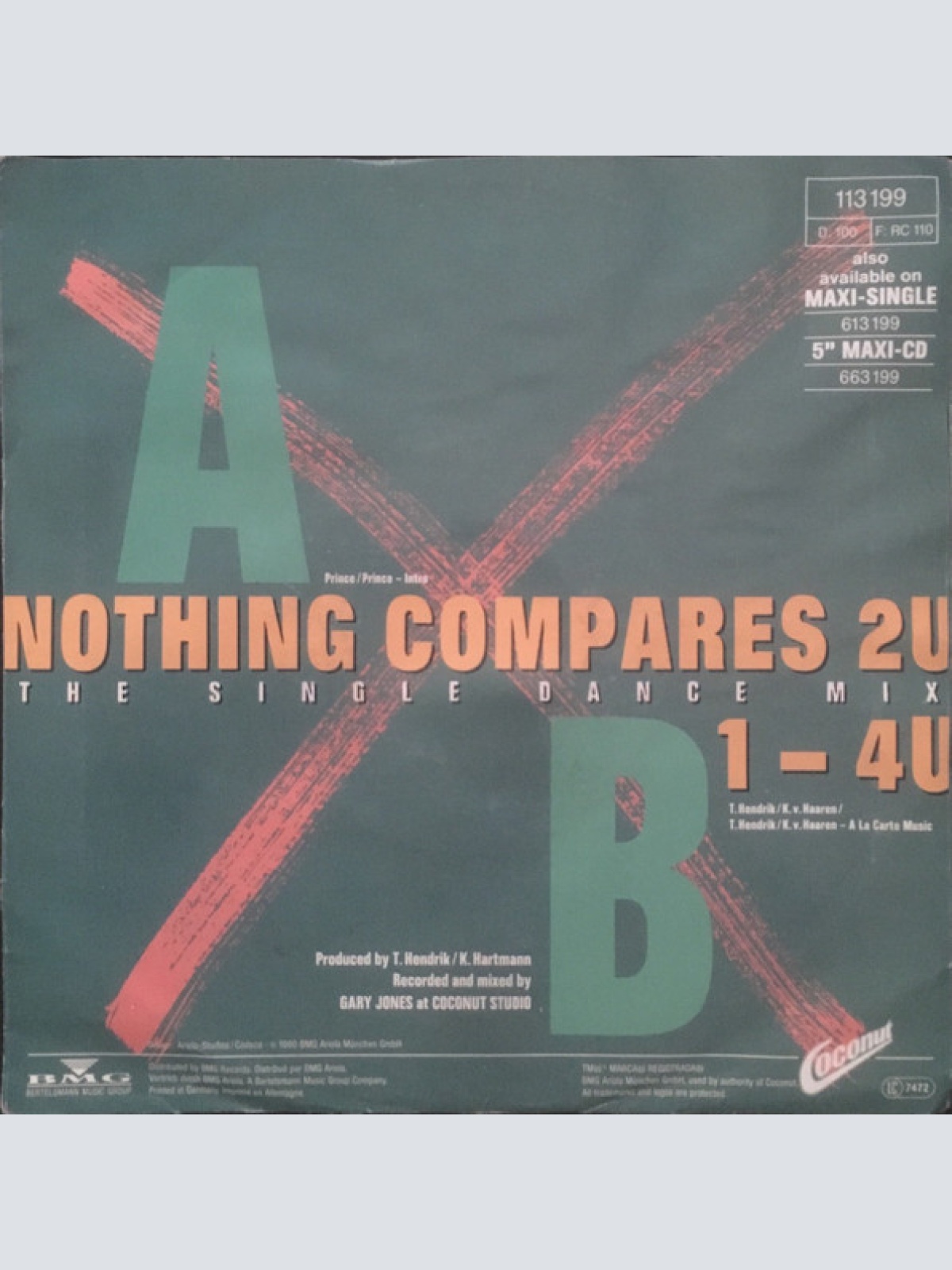 Vinyl / Chyp-Notic - Nothing Compares 2U (The Single Dance Mix)