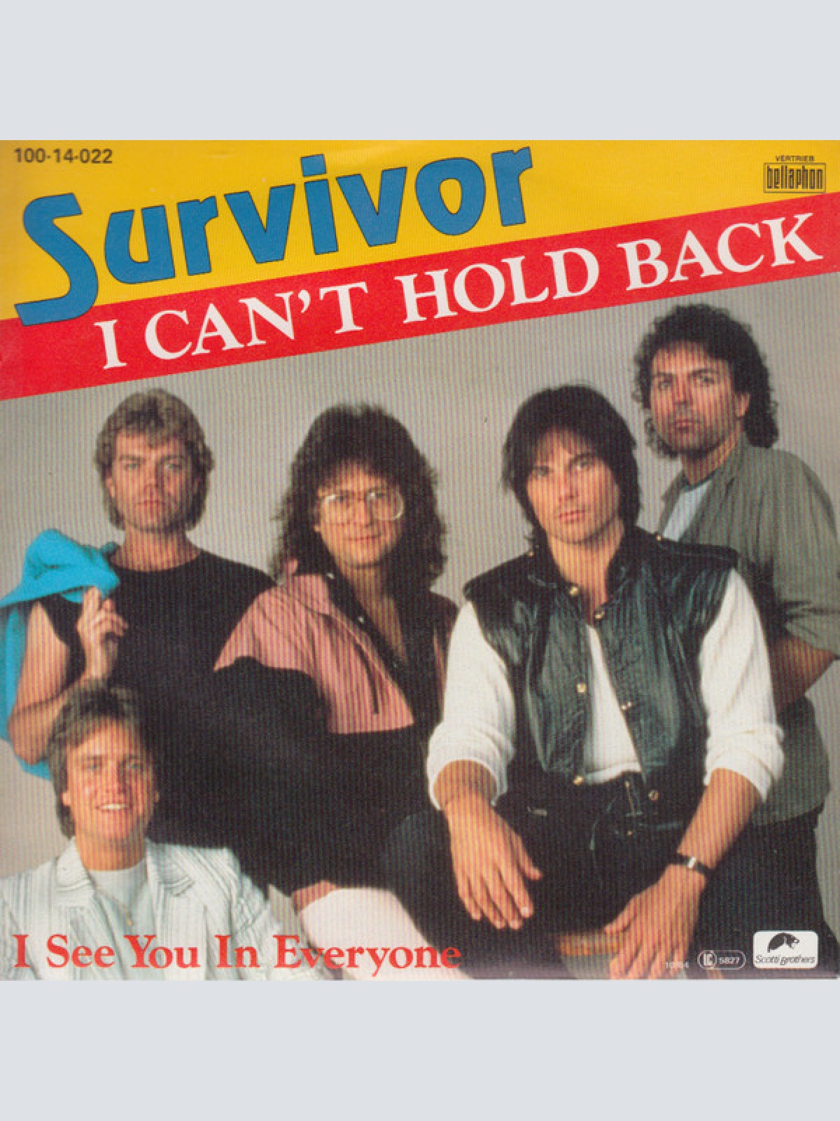 Vinyl / Survivor - I Can't Hold Back